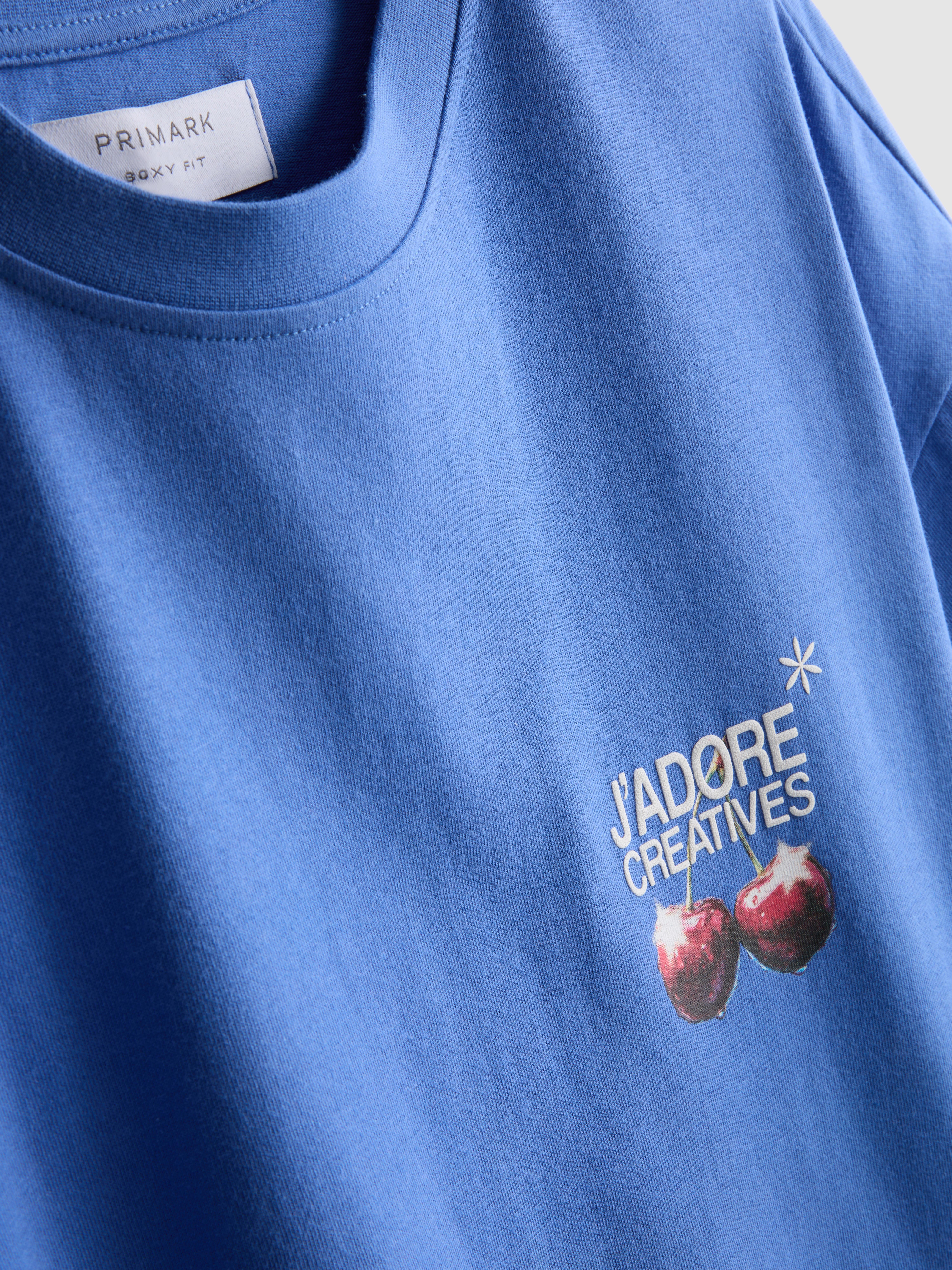 Pure Cotton Cherry Graphic T-Shirt