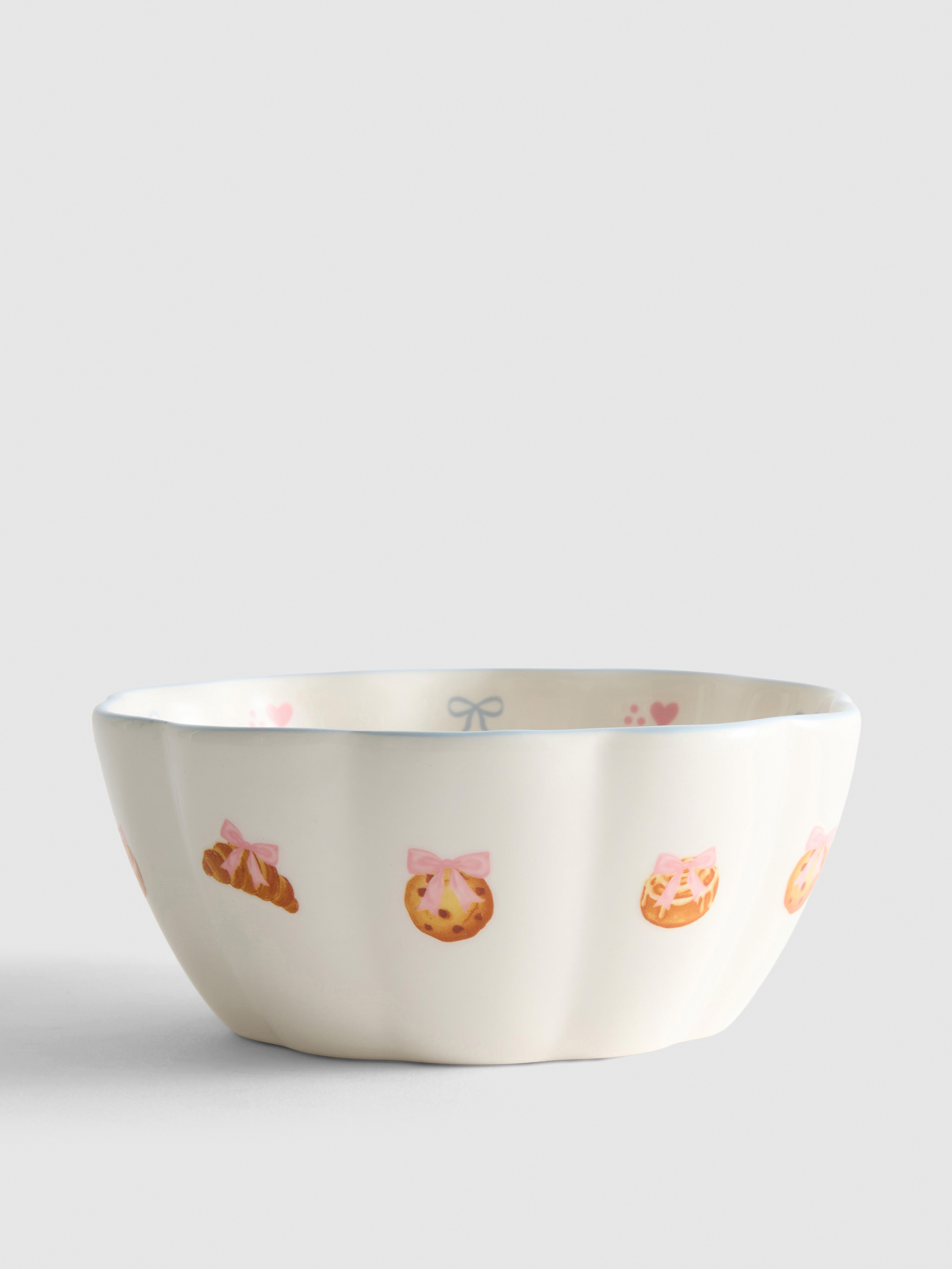 Blue Bon Appétit Pastry Ceramic Bowl | Primark