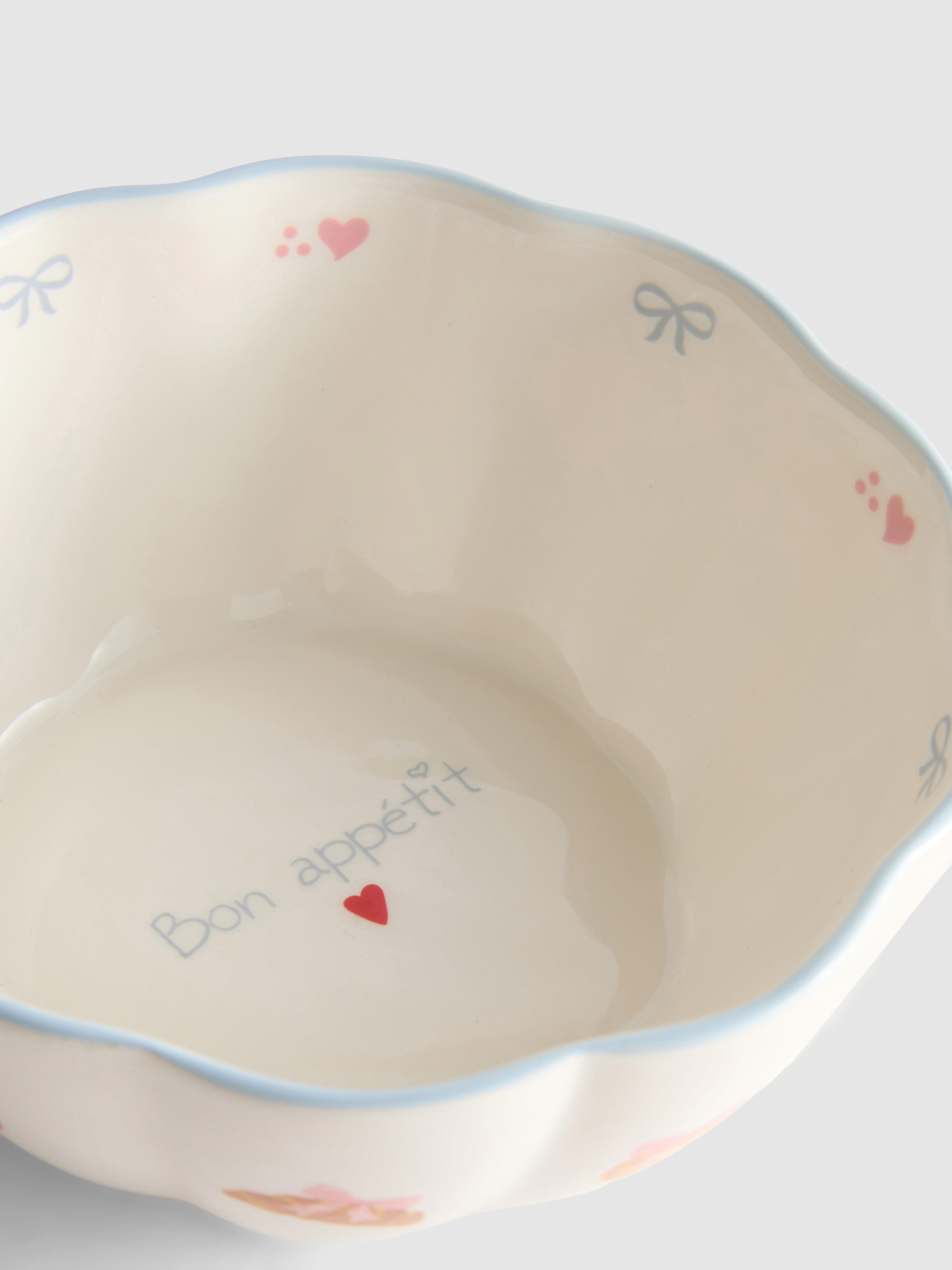 Blue Bon Appétit Pastry Ceramic Bowl | Primark