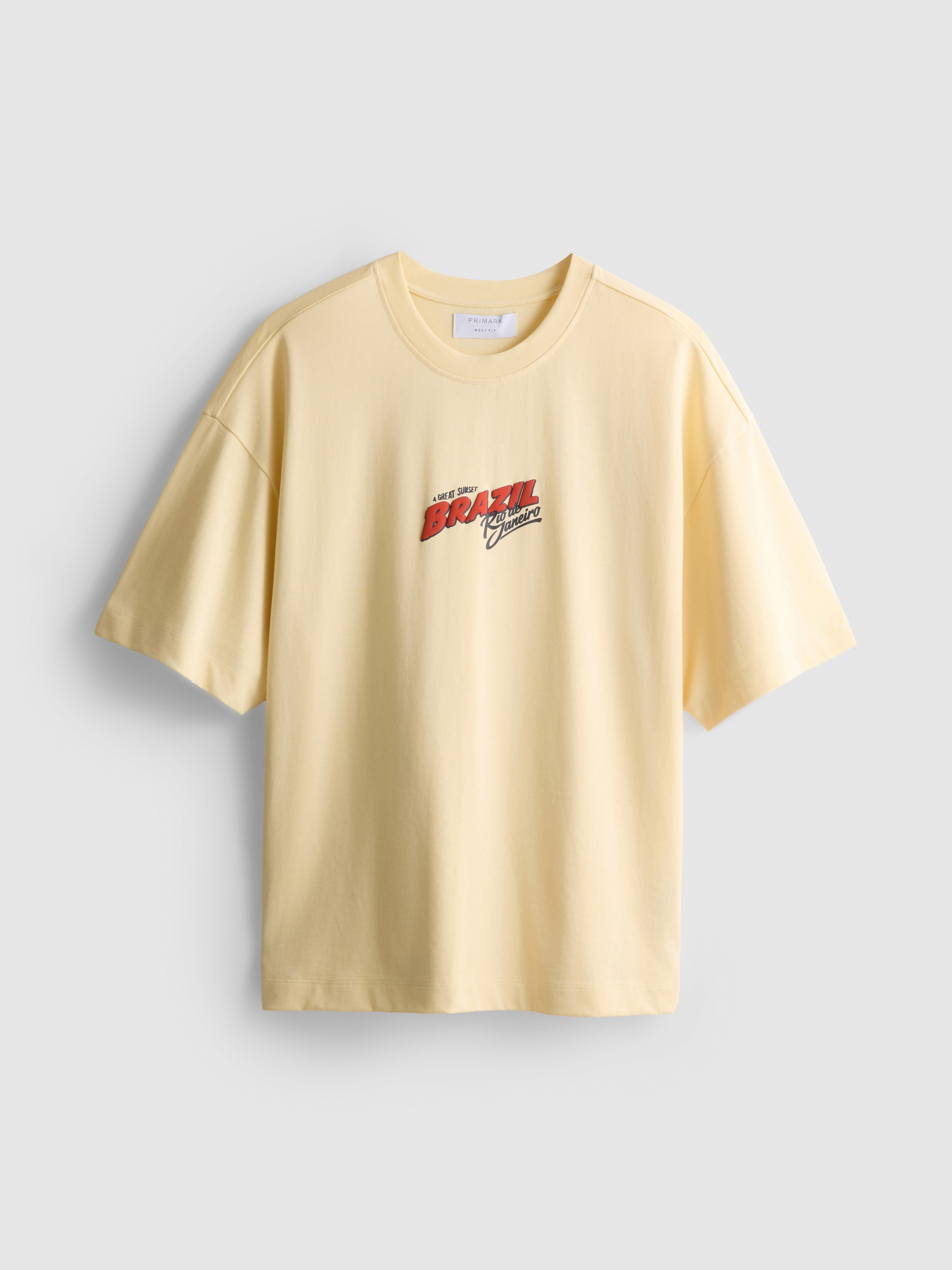 Pure Cotton Brazil Graphic T-Shirt