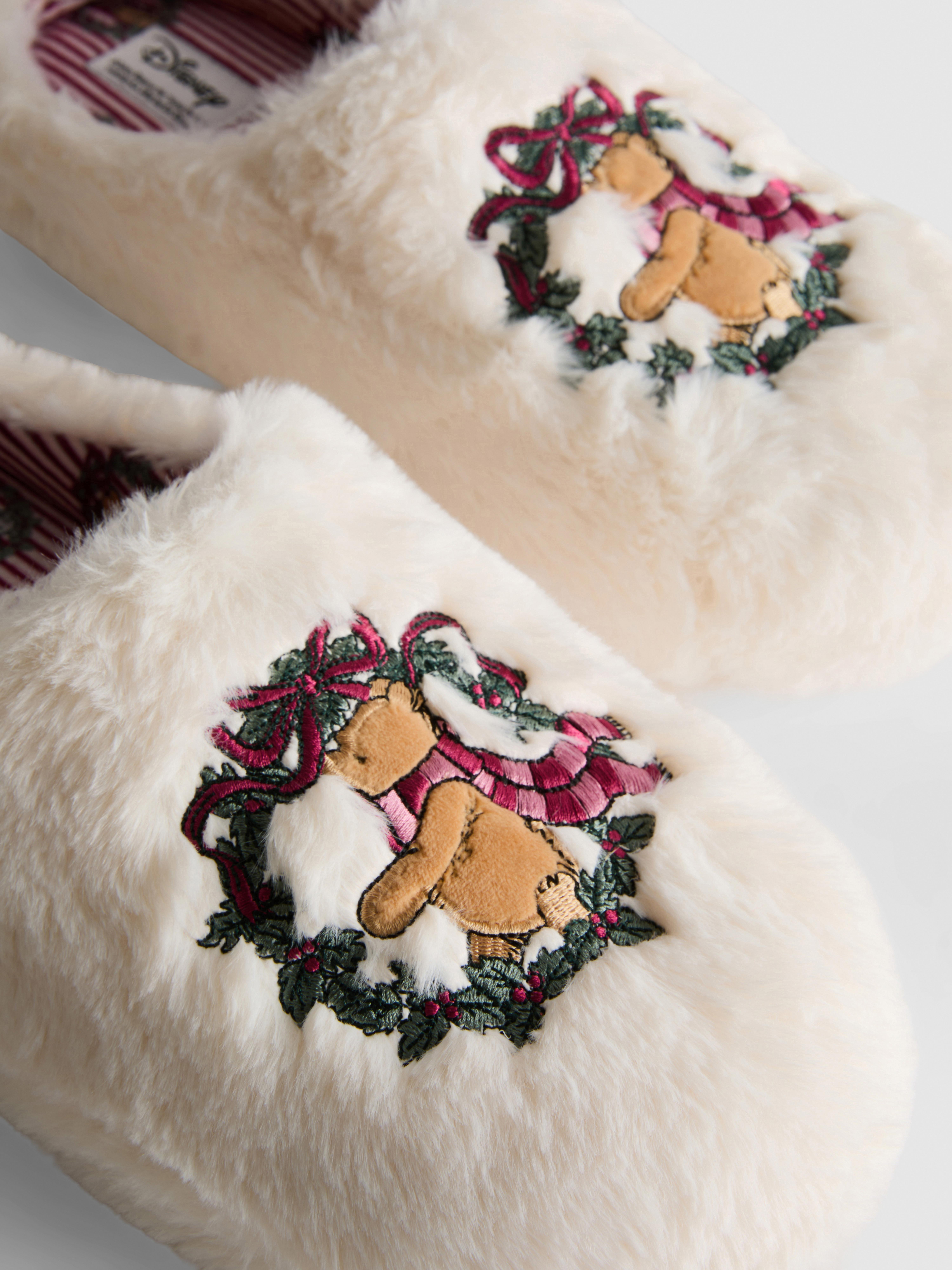 Disney's Winnie the Pooh Christmas Mule Slippers