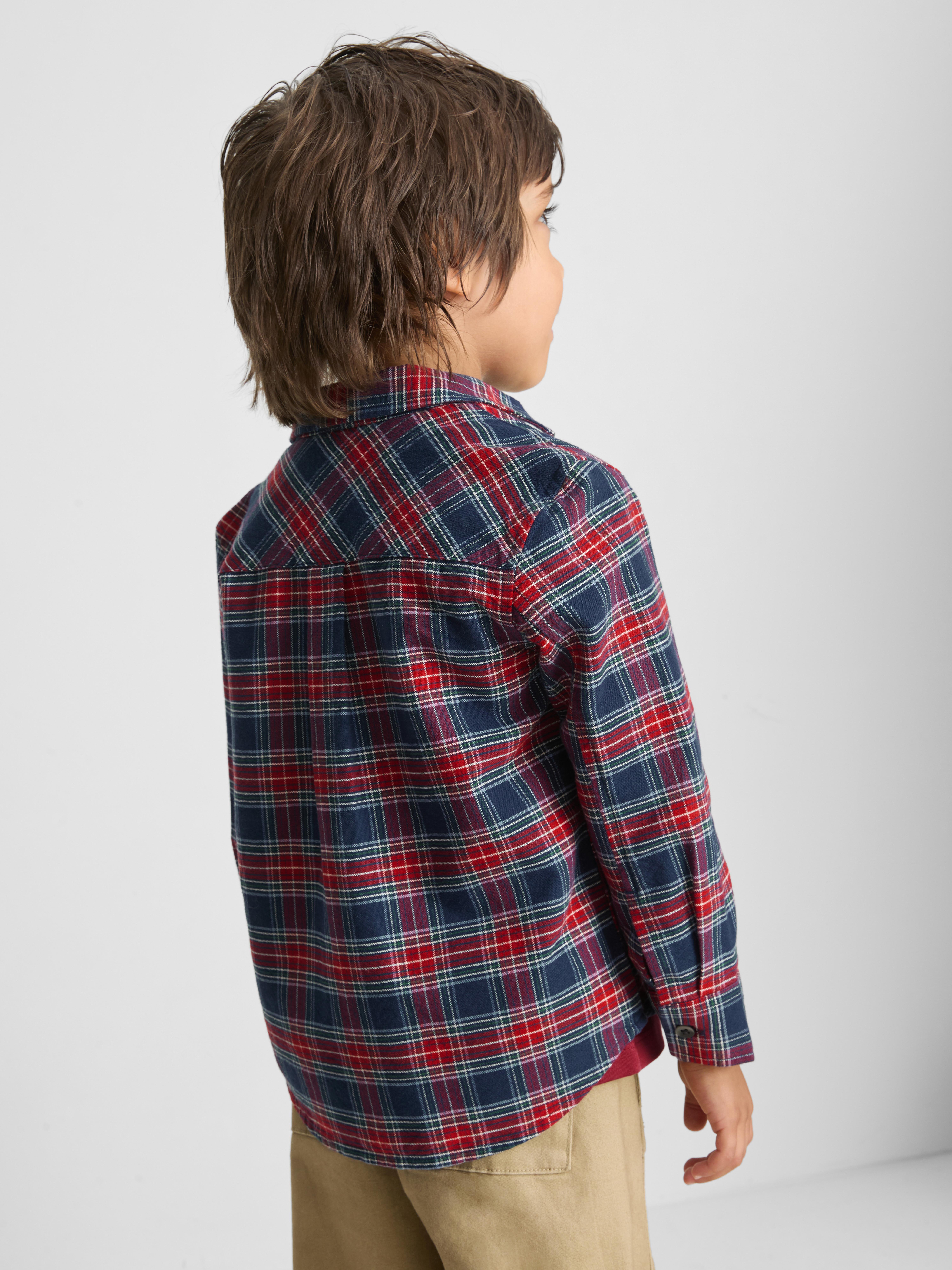 1-12yrs | The Edit Pure Cotton Tartan Shirt