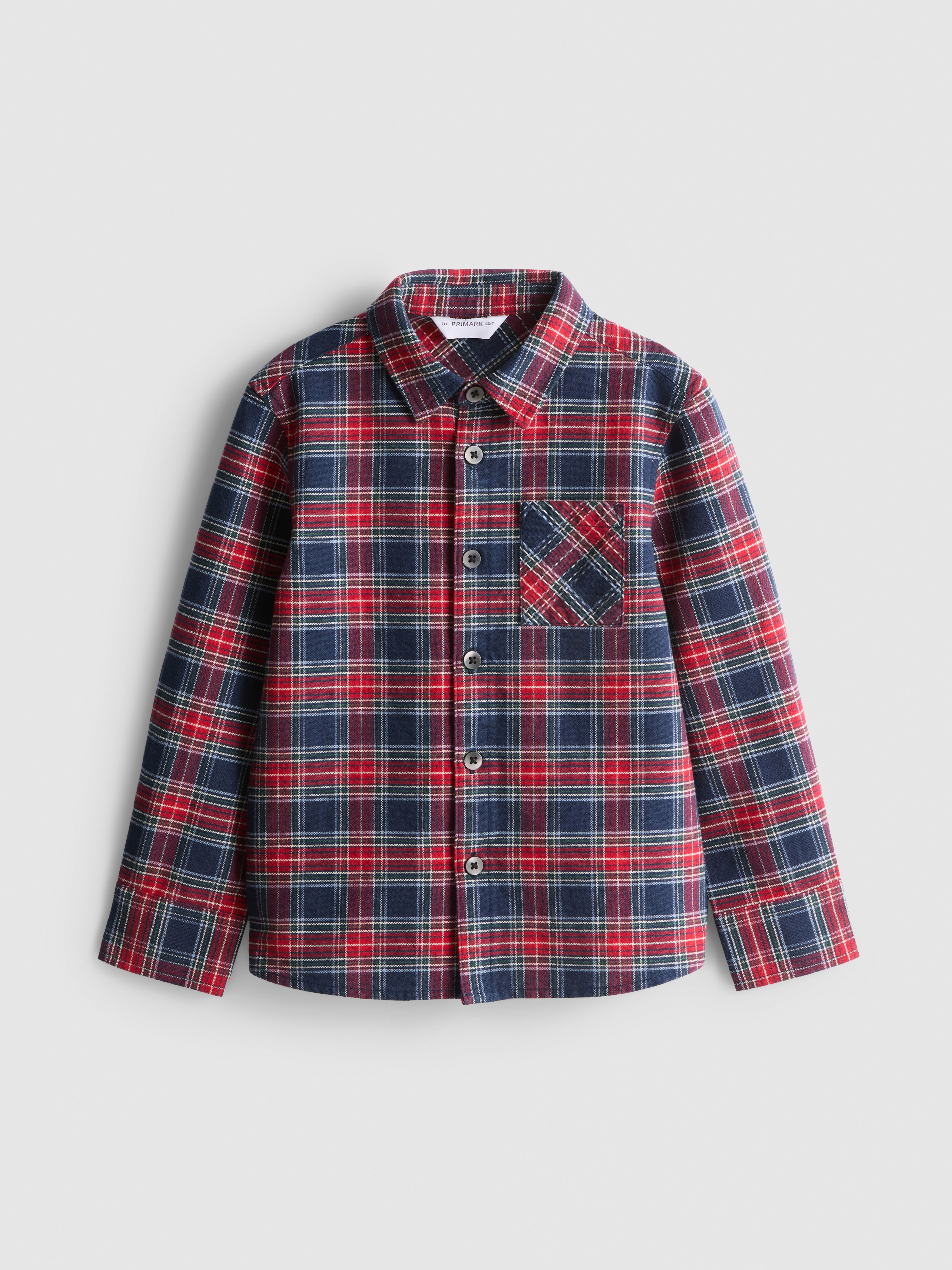 1-12yrs | The Edit Pure Cotton Tartan Shirt