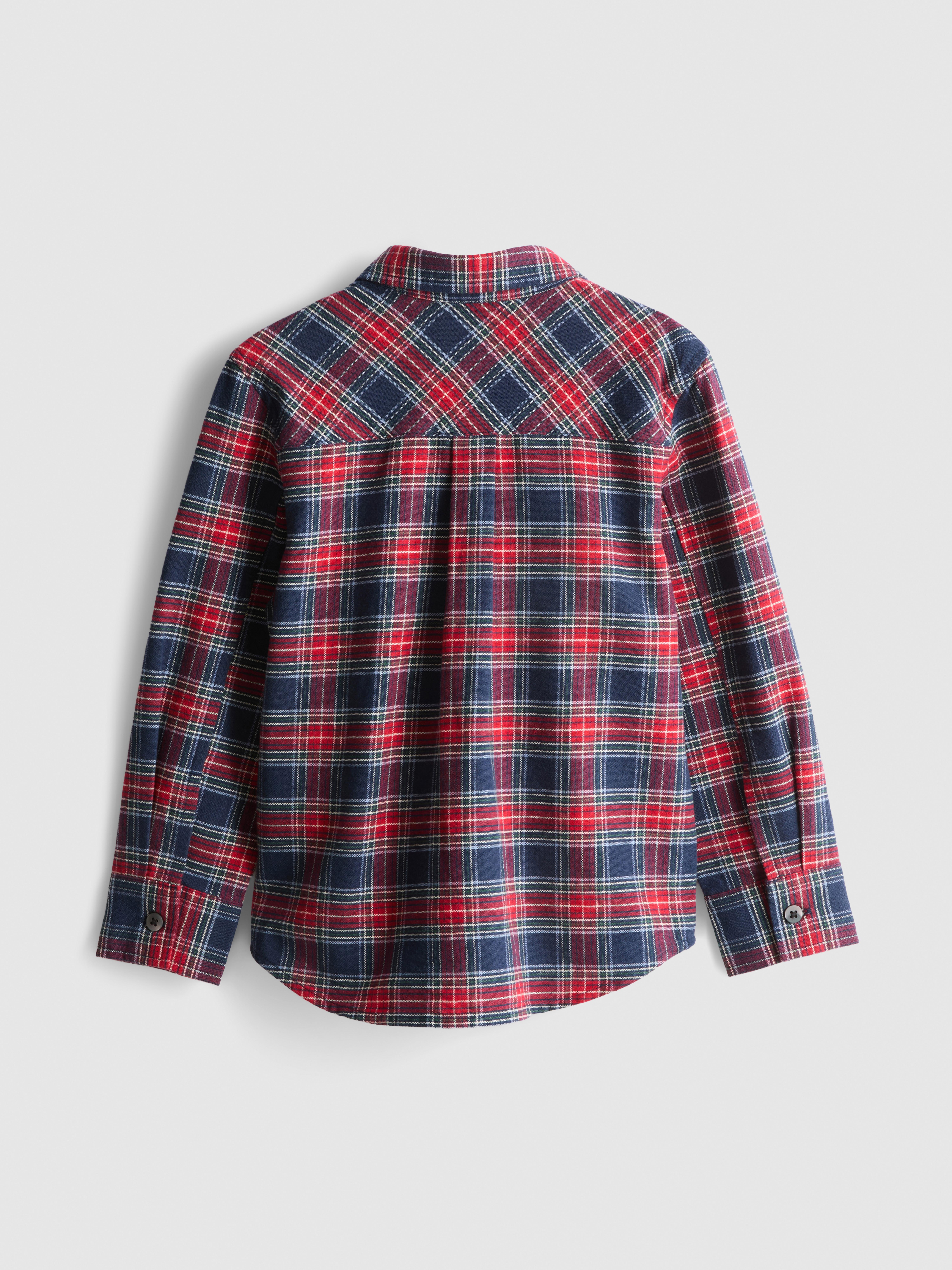 1-12yrs | The Edit Pure Cotton Tartan Shirt
