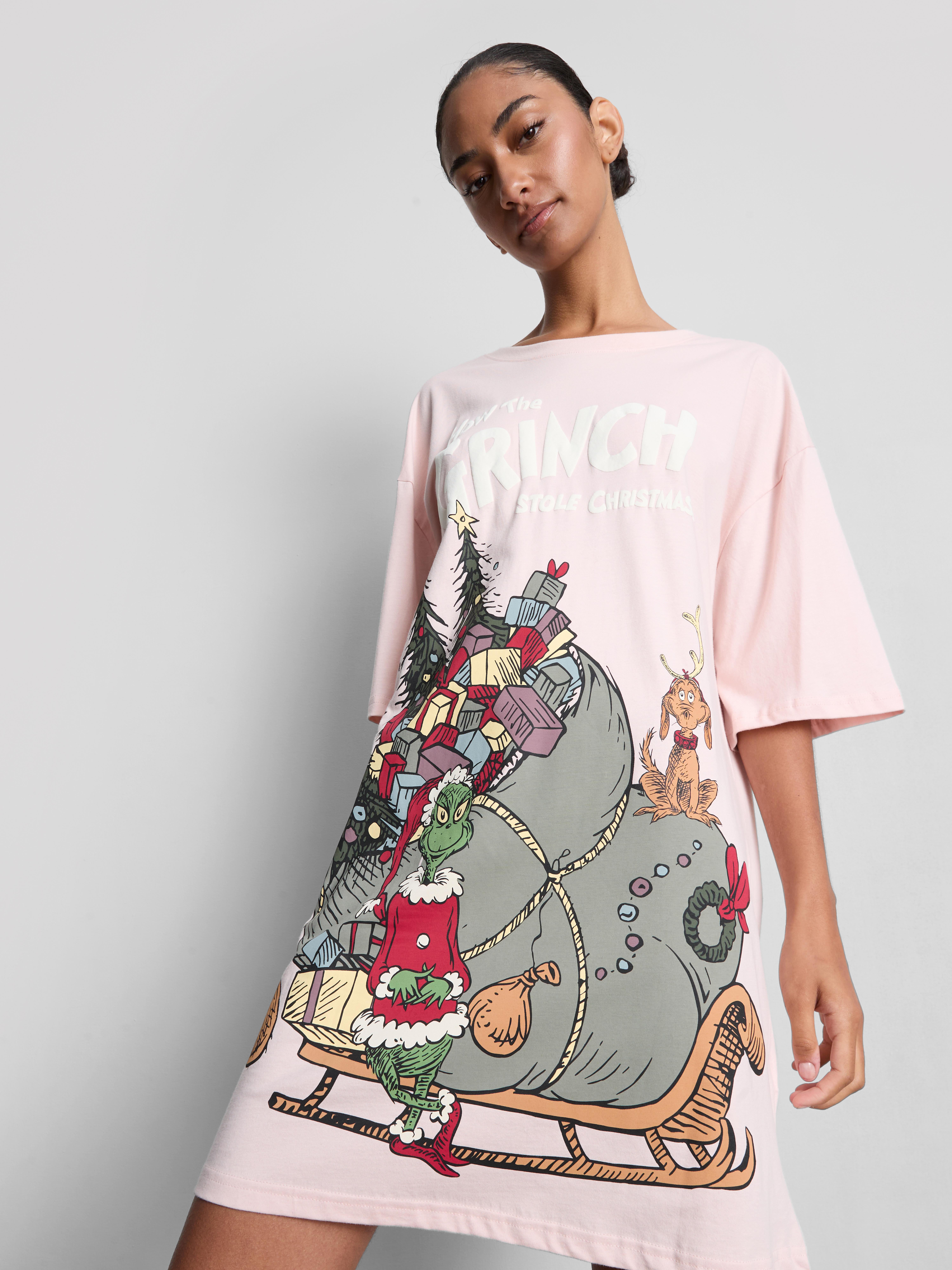The Grinch Pure Cotton Christmas Oversized Nightshirt