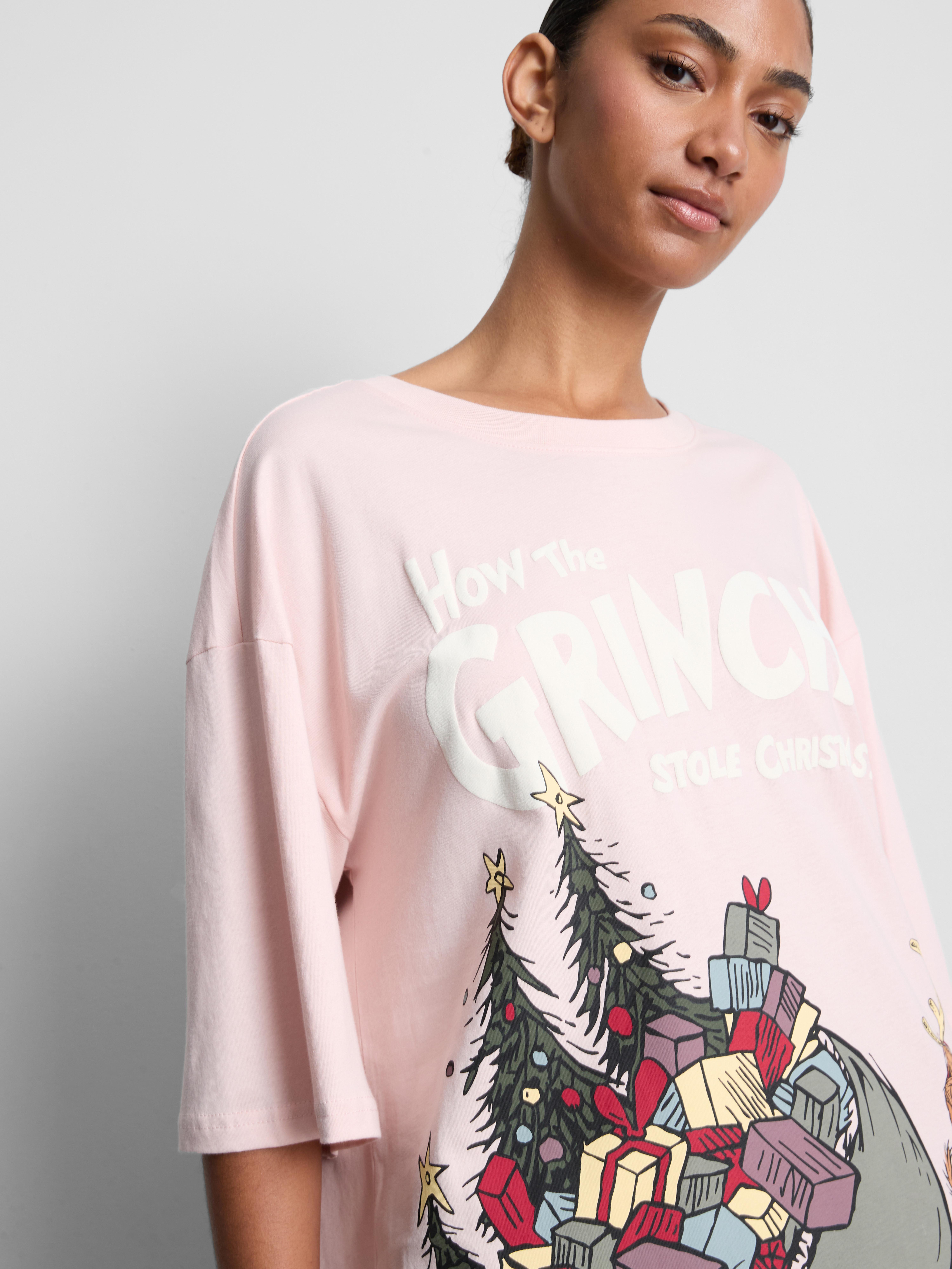 The Grinch Pure Cotton Christmas Oversized Nightshirt