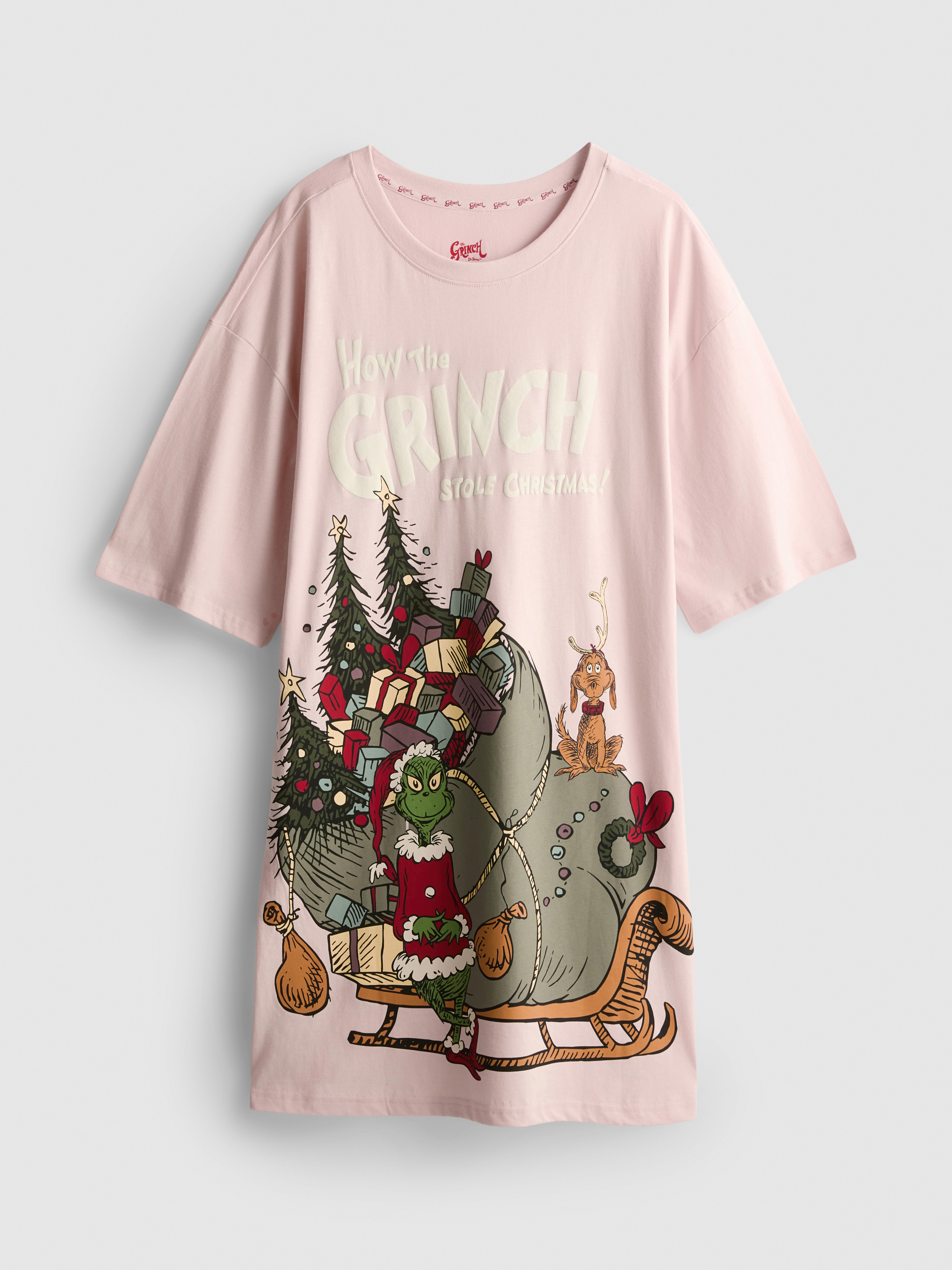 The Grinch Pure Cotton Christmas Oversized Nightshirt