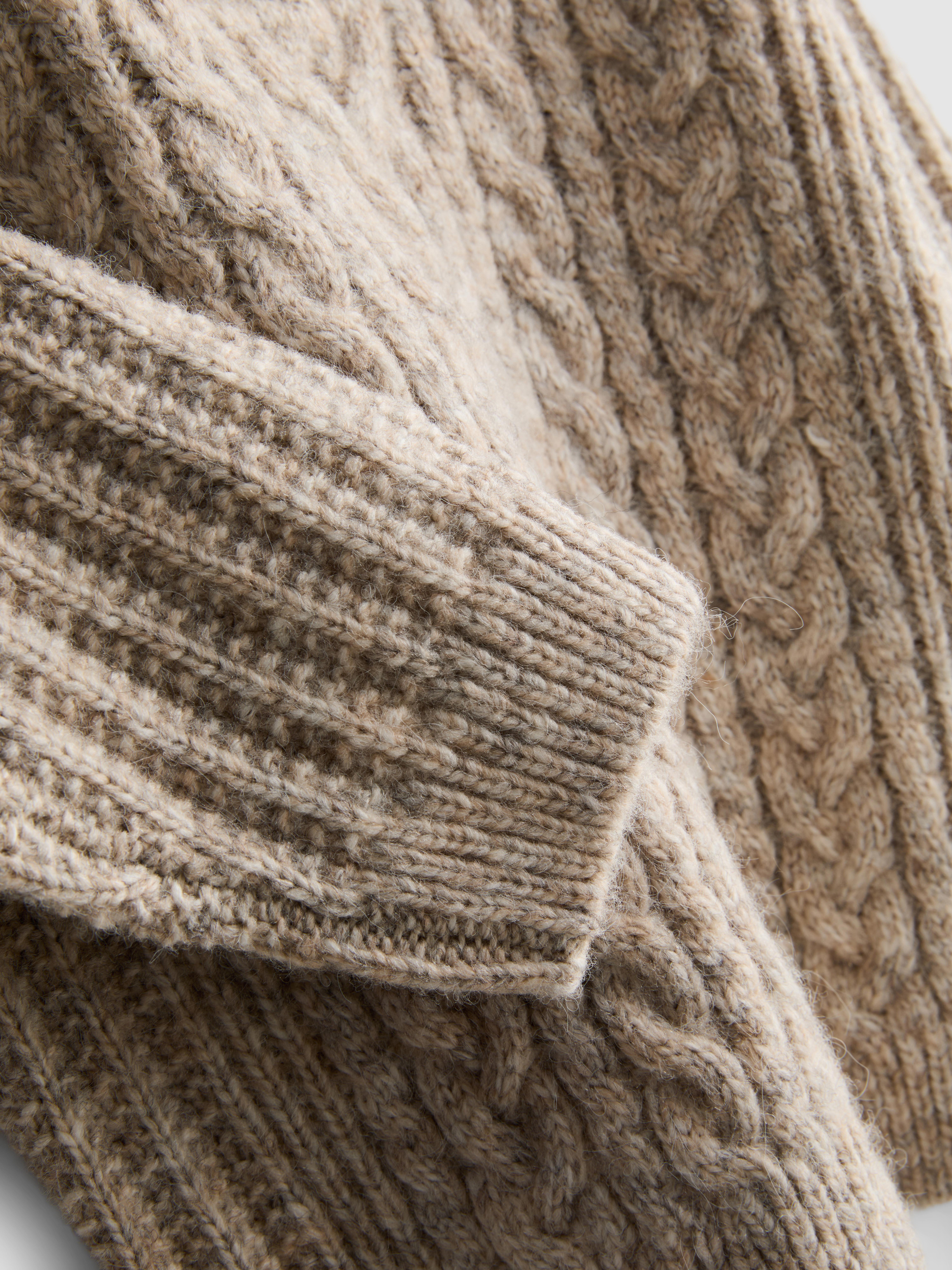 1-12yrs | The Edit Wool-Blend Half-Zip High-Neck Sweater