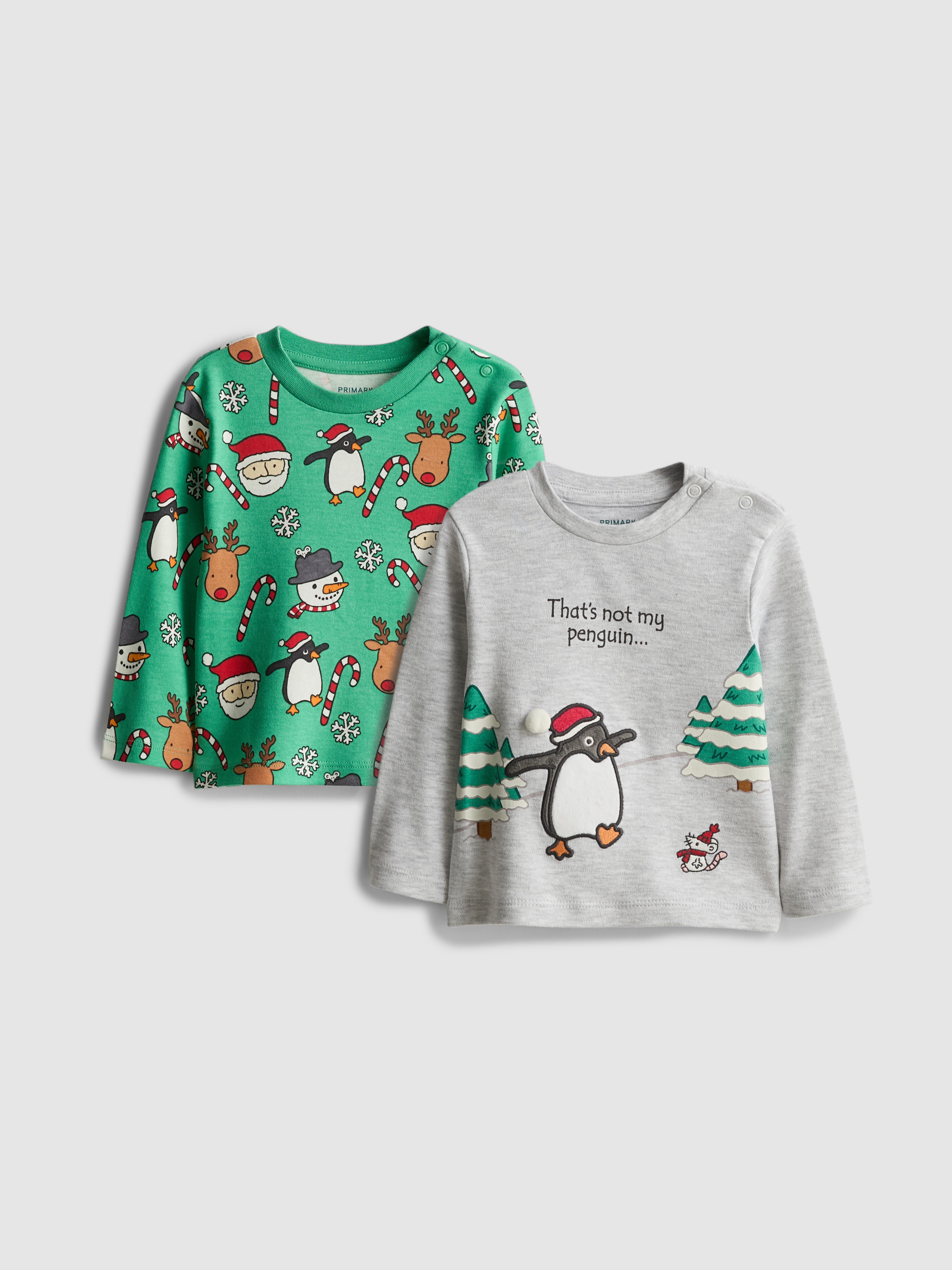 0-18mths | 2pk That’s Not My... Long Sleeve Newborn T-Shirts