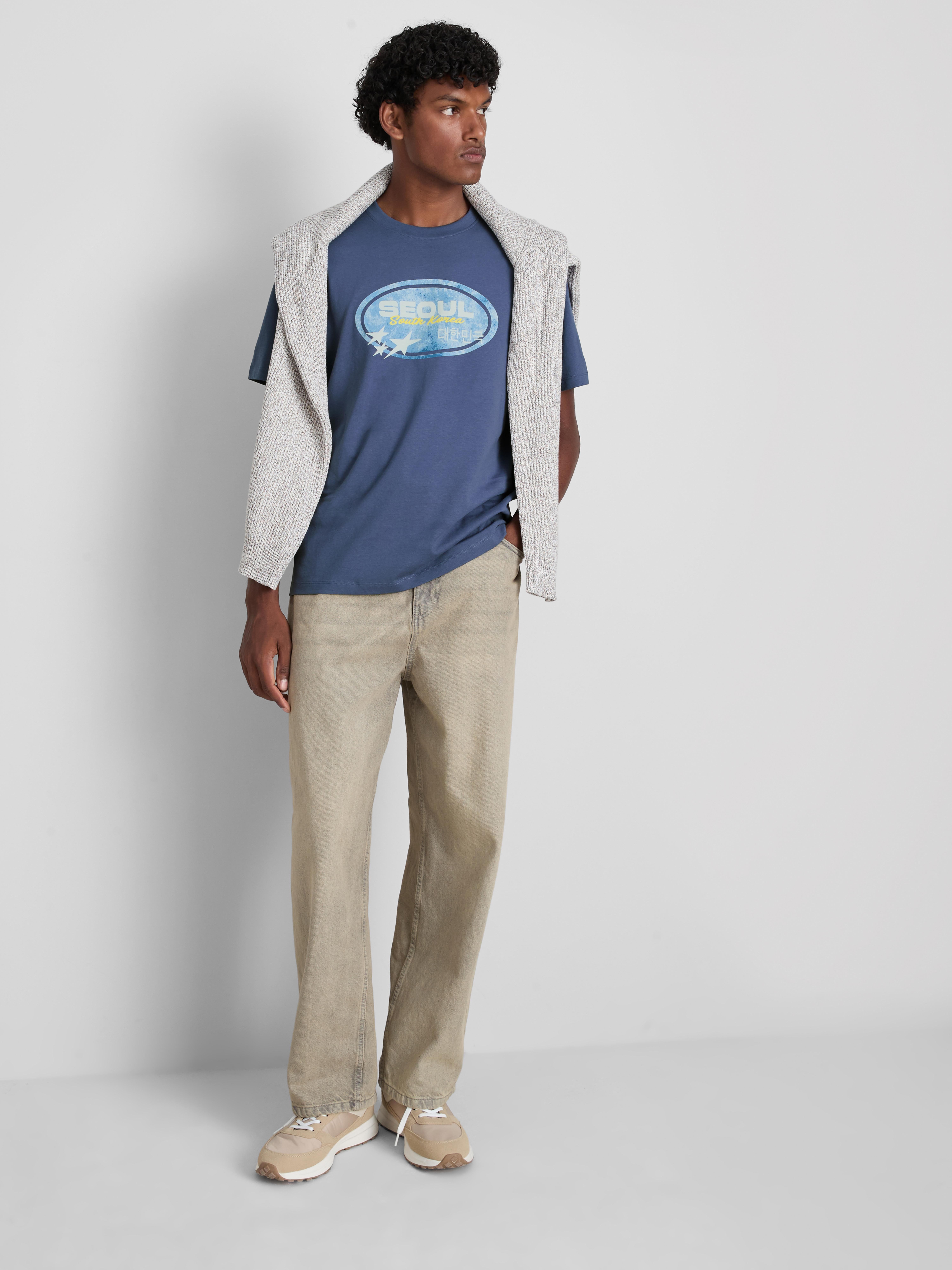 Seoul Pure Cotton Graphic T-Shirt