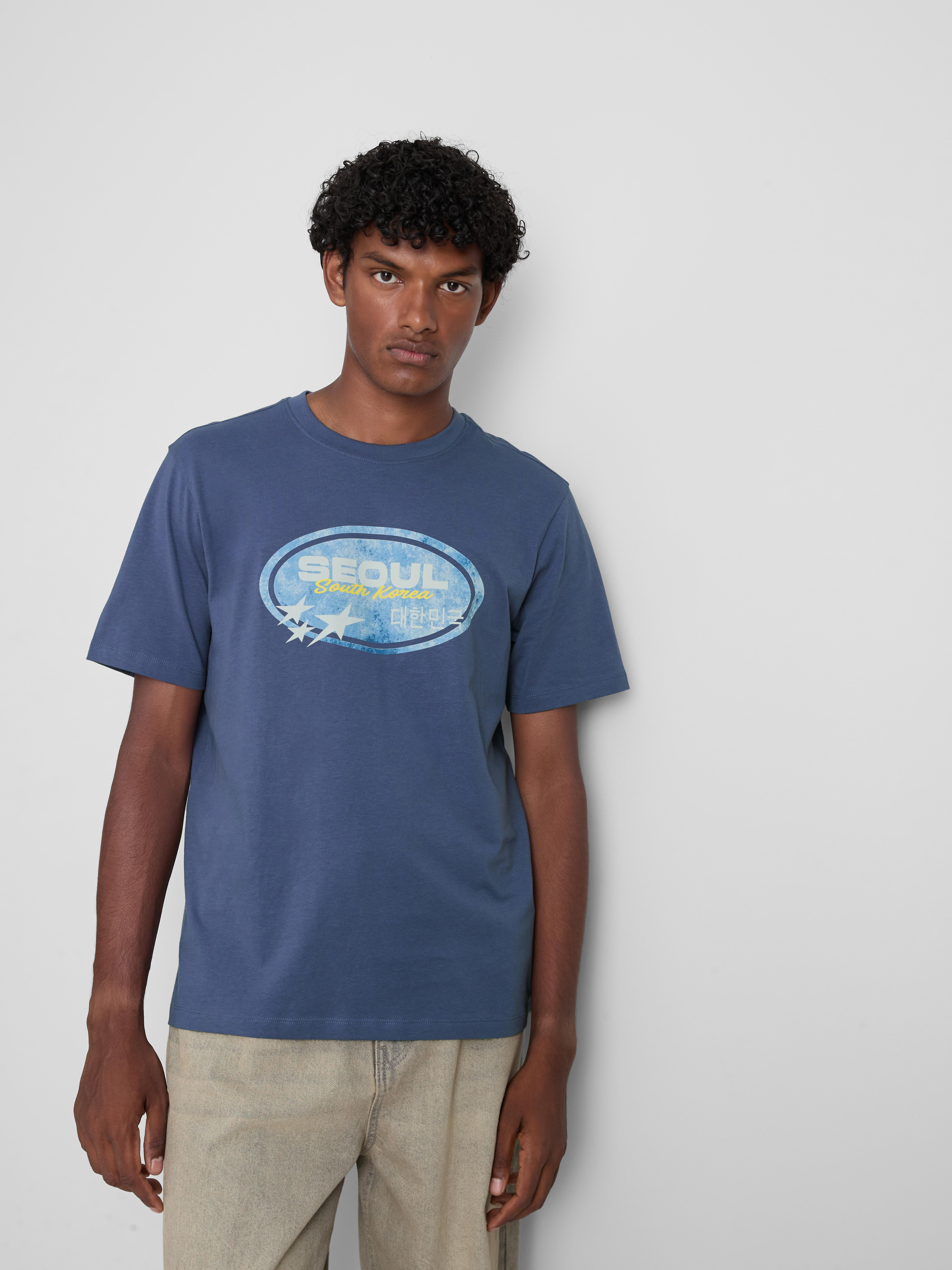 Seoul Pure Cotton Graphic T-Shirt