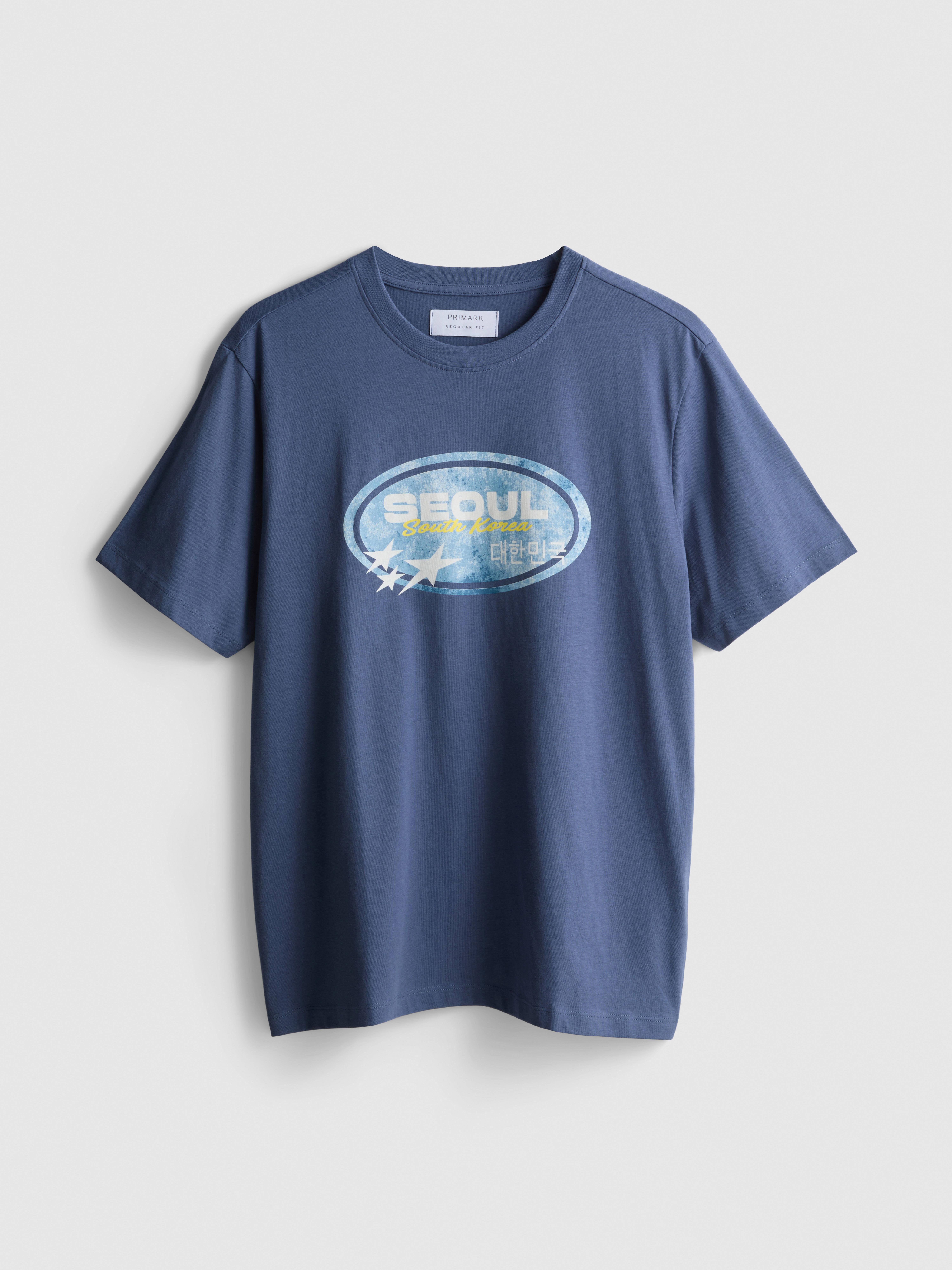 Seoul Pure Cotton Graphic T-Shirt