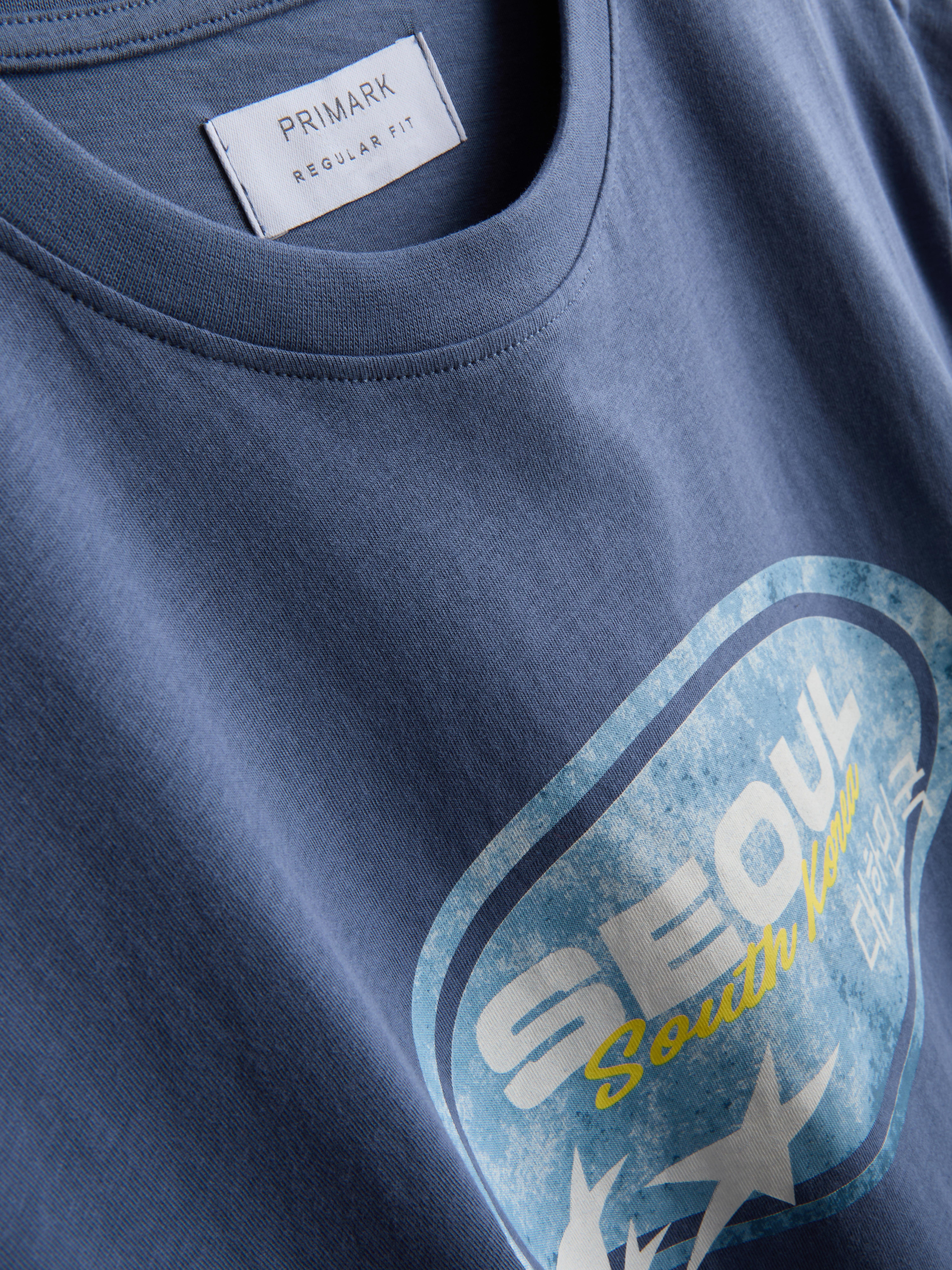 Seoul Pure Cotton Graphic T-Shirt