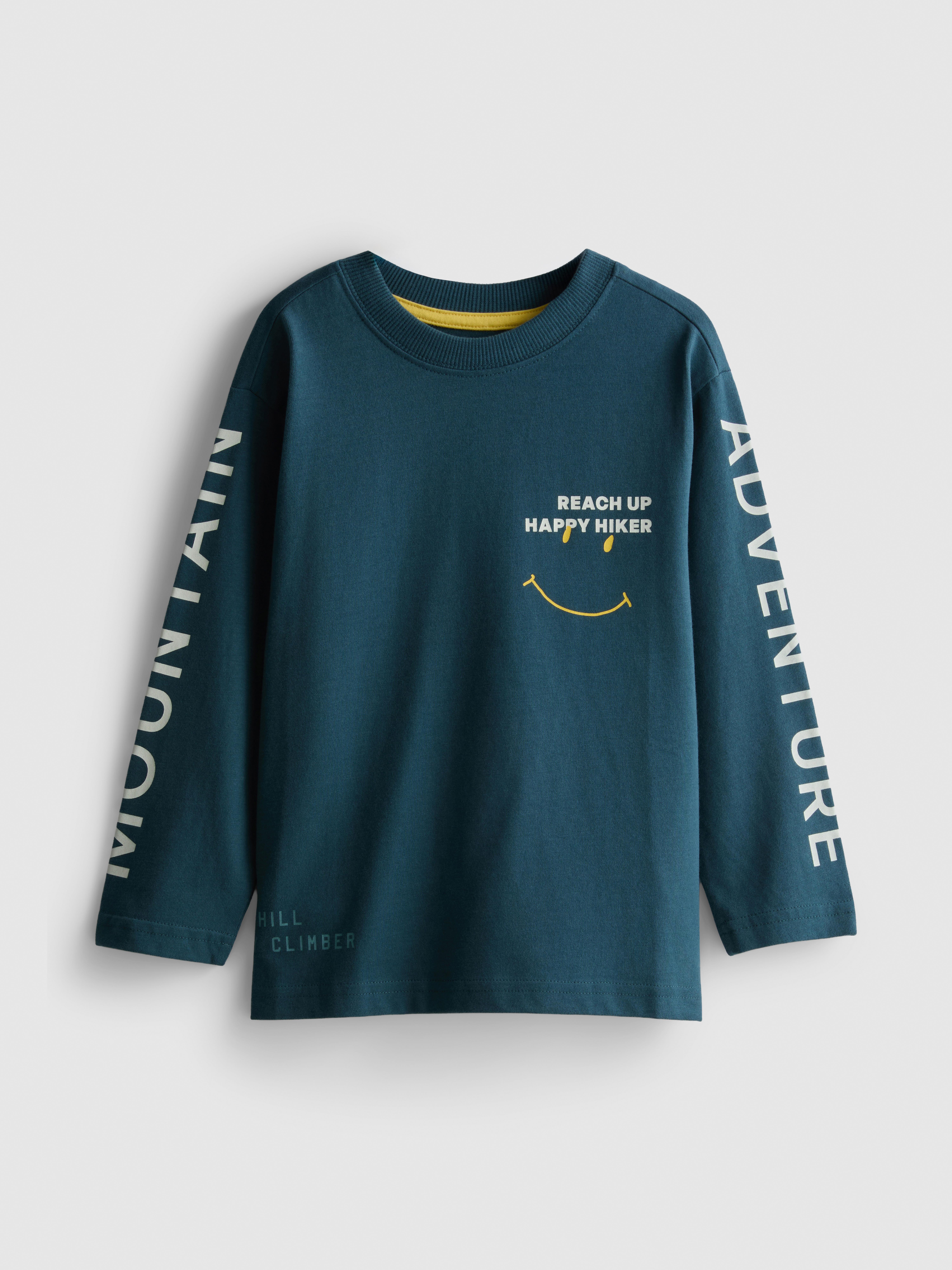 1-9yrs | Pure Cotton Long Sleeve T-Shirt