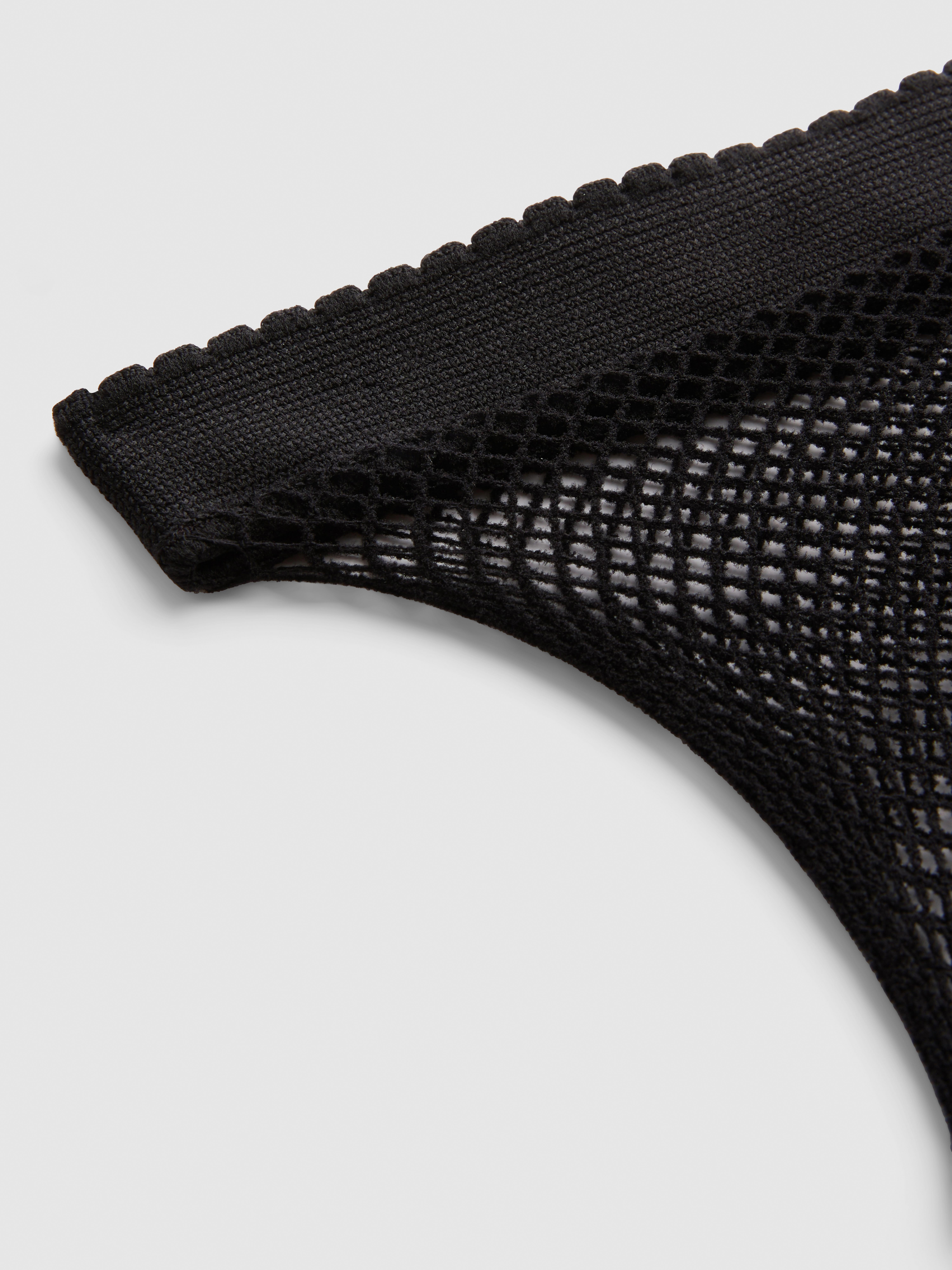 2pk Black Fishnet Tights