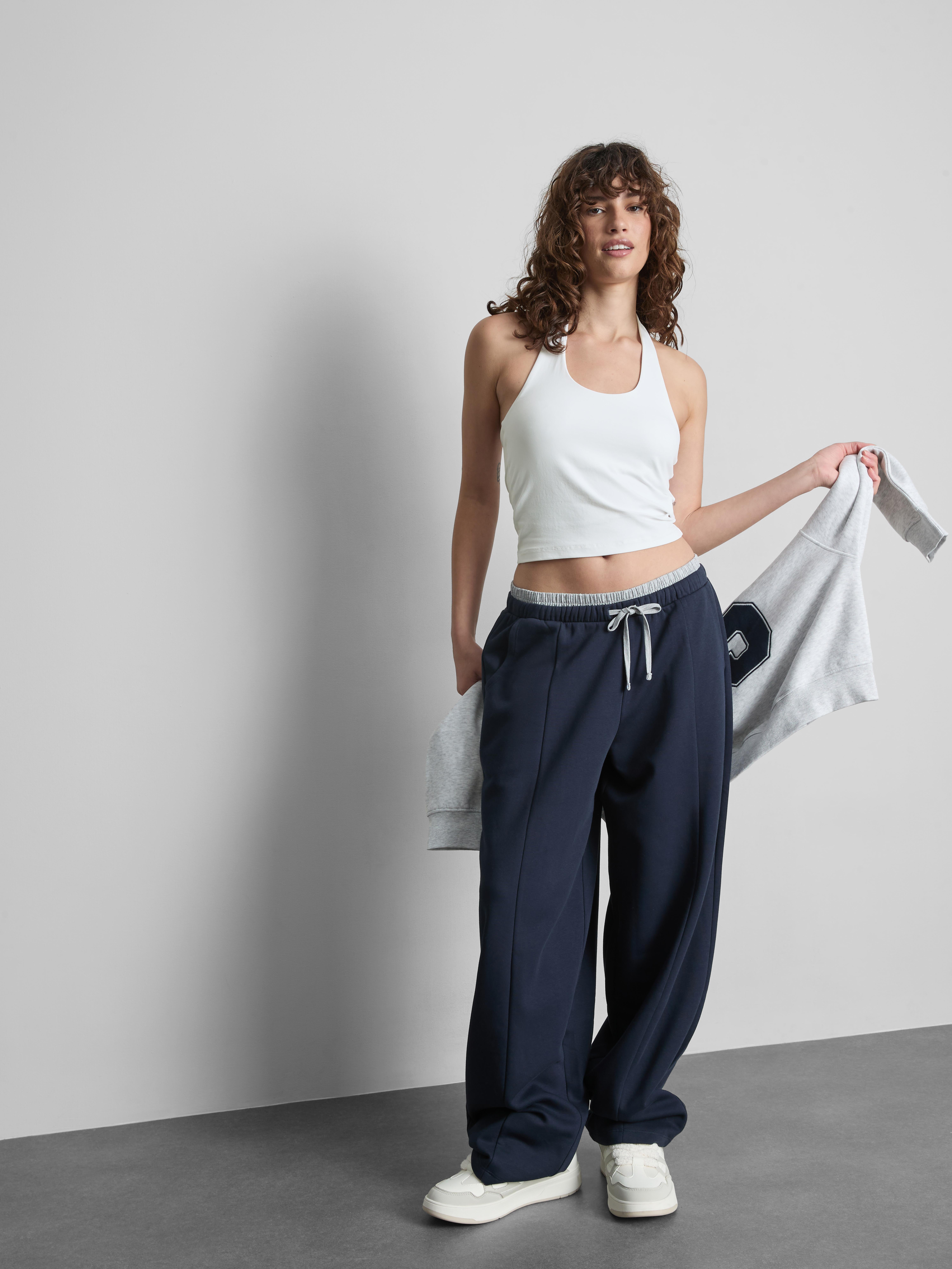 Cropped Halter Neck Top