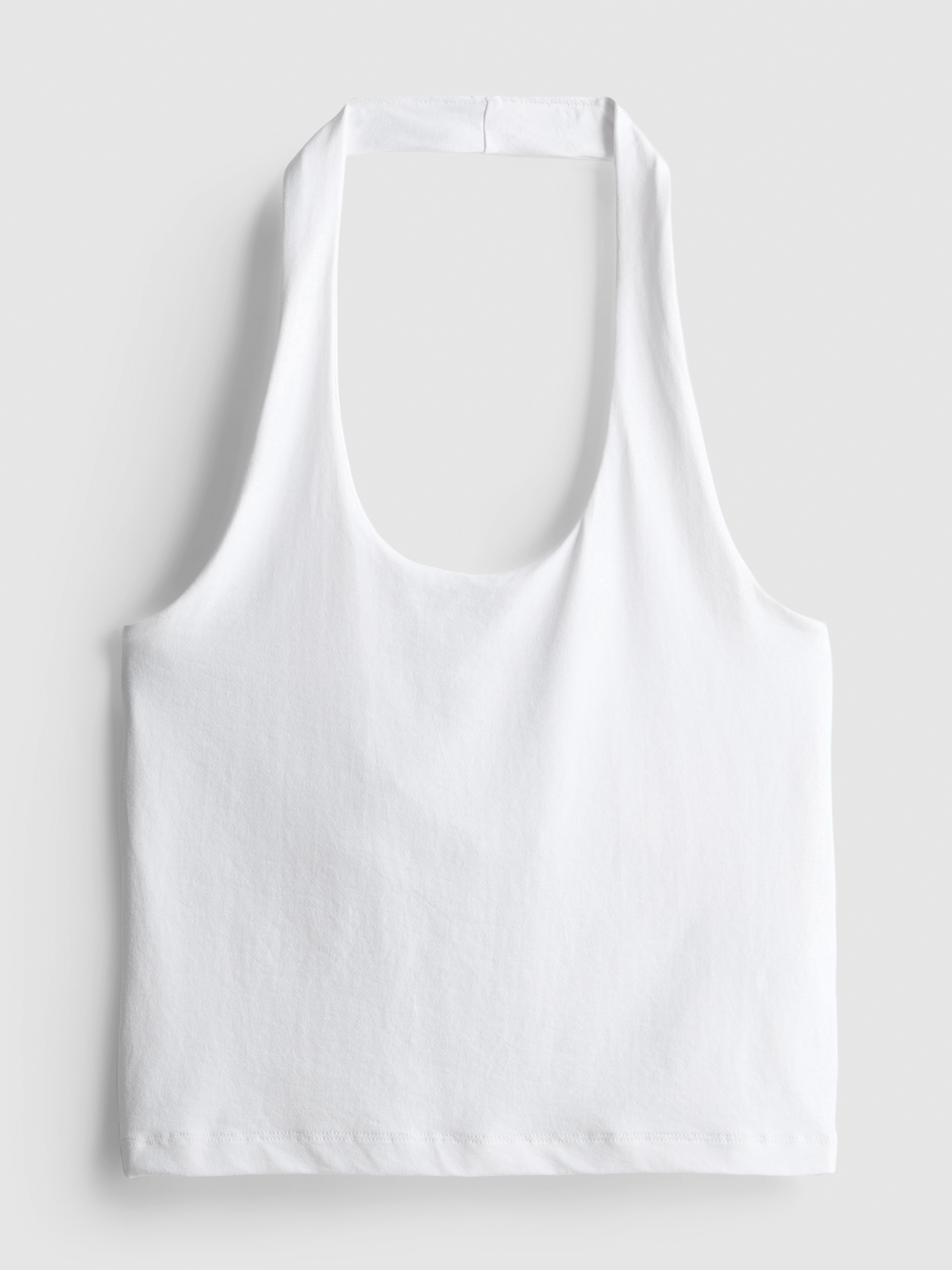 Cropped Halter Neck Top
