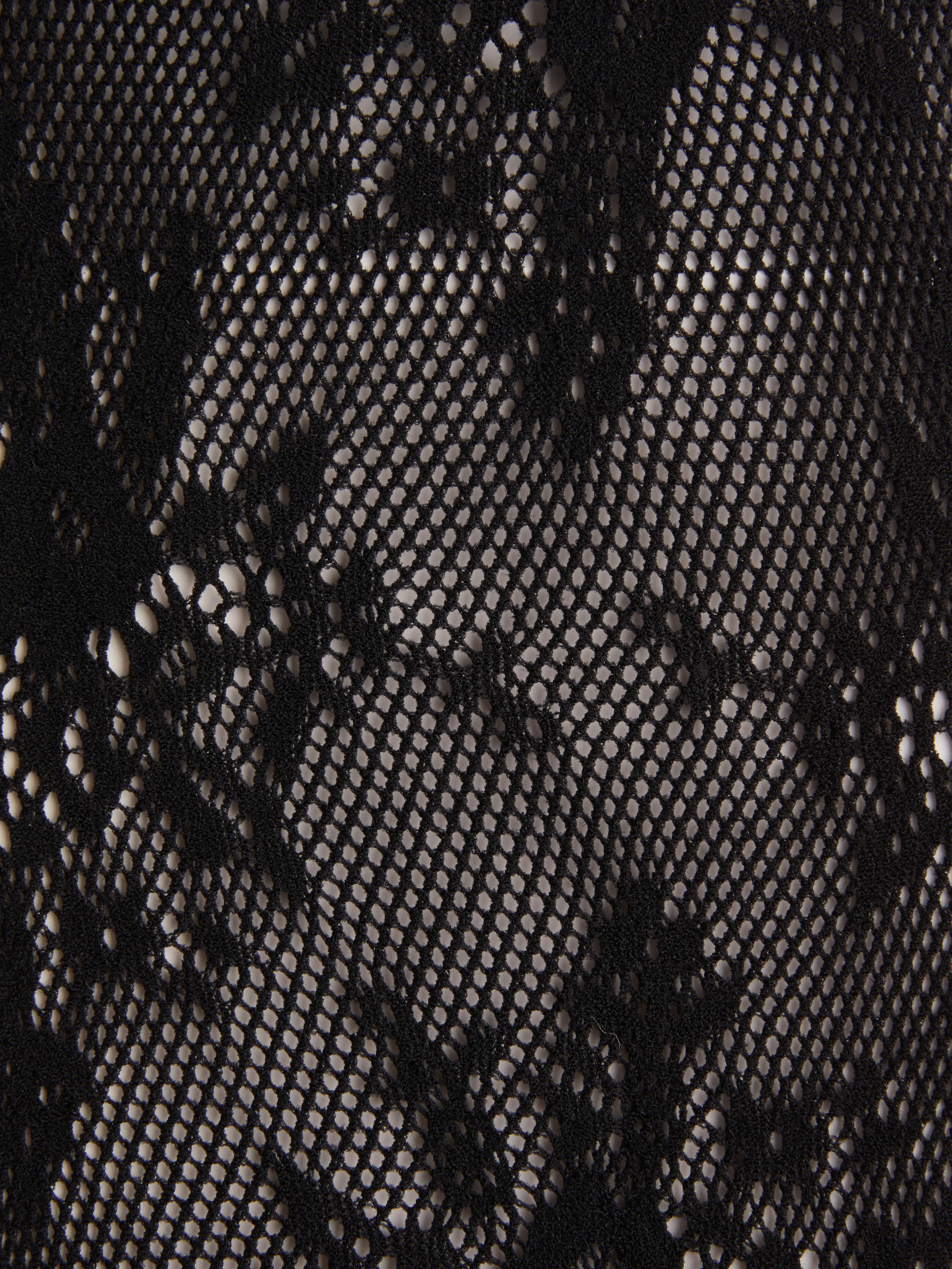 1pk Floral Fishnet Tights