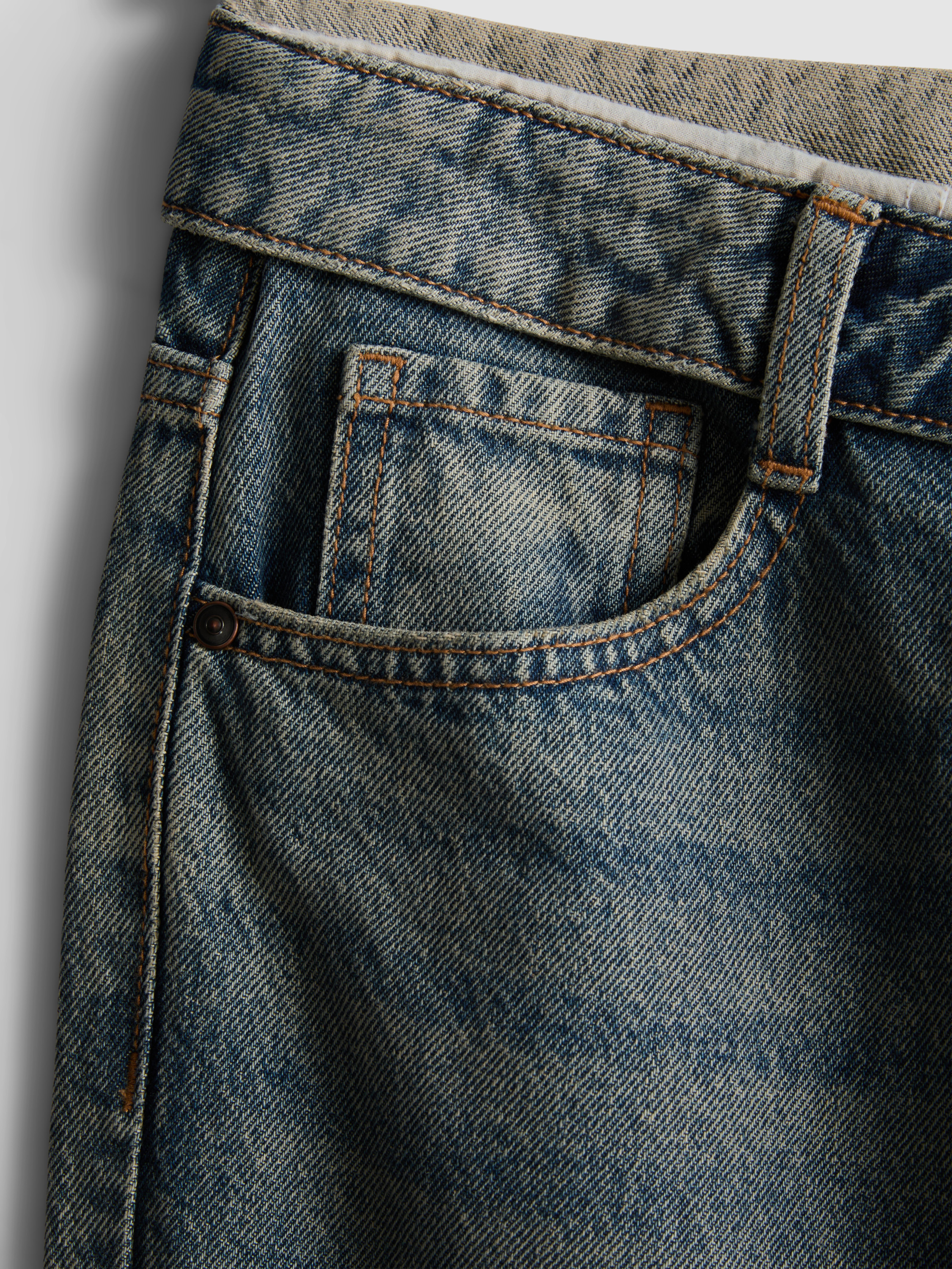 The Primark Scene | Fold Over Waistband Wide Leg Jeans