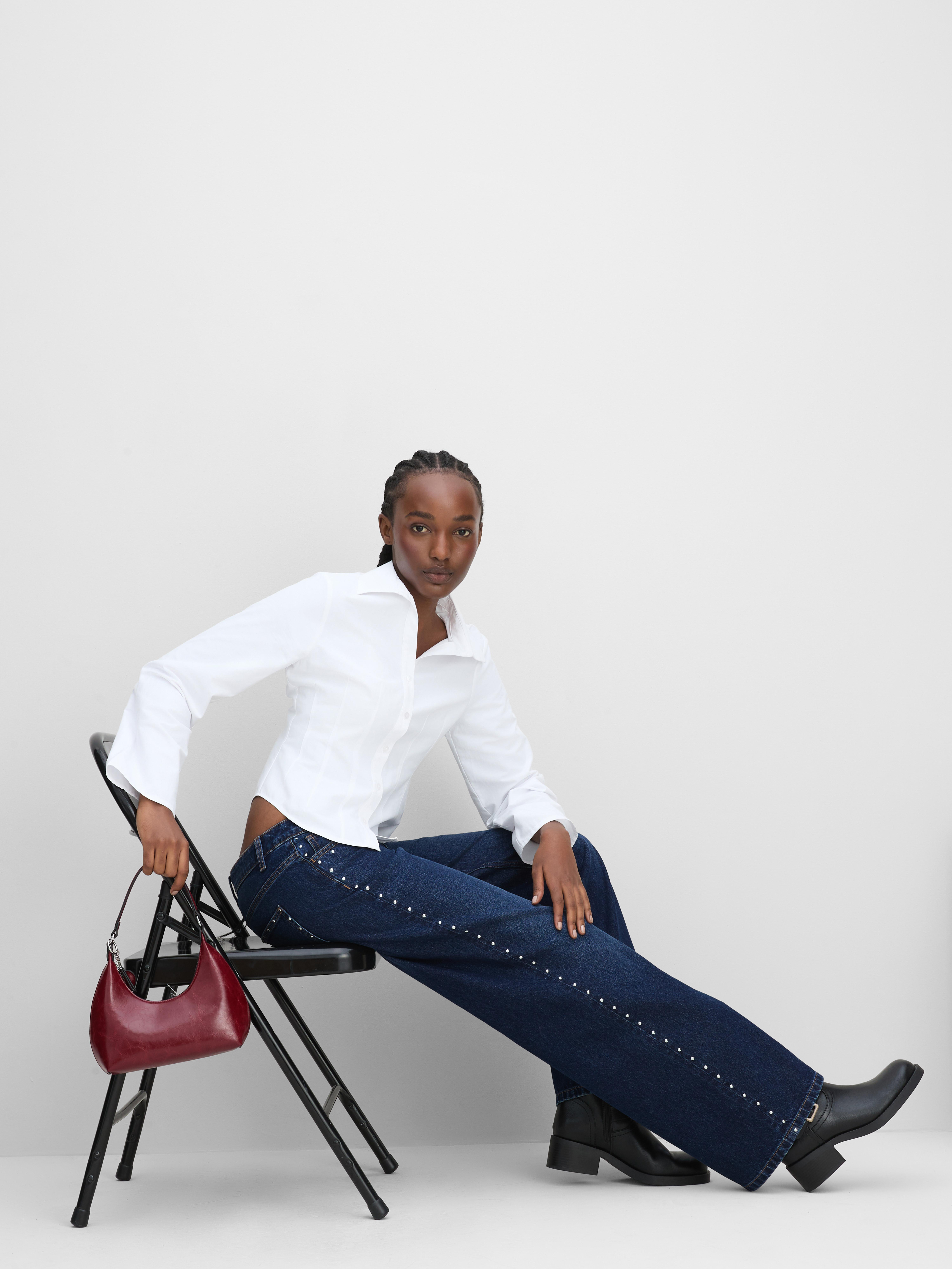 The Primark Scene | Studded Straight-Leg Jeans