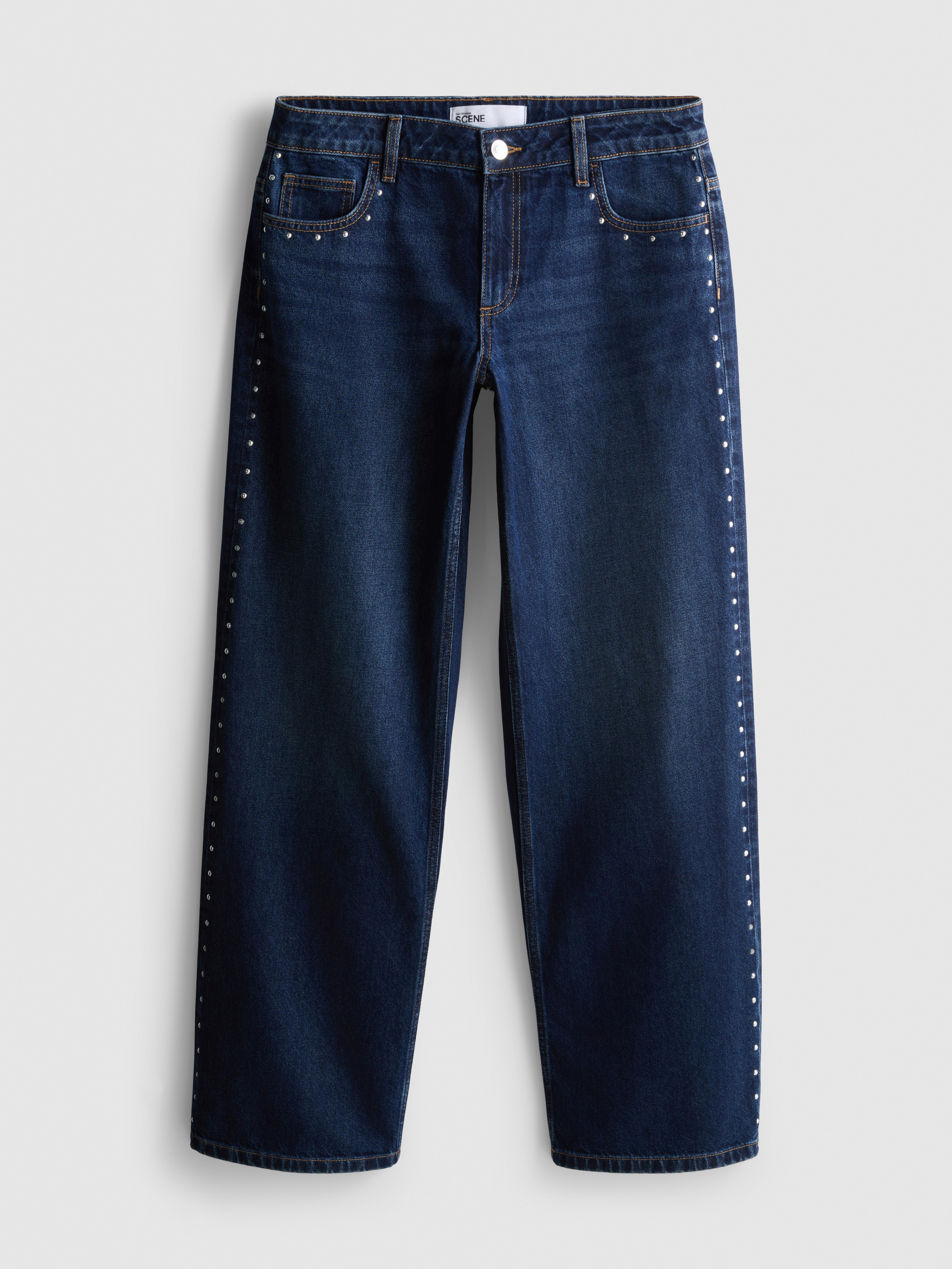 The Primark Scene | Studded Straight-Leg Jeans