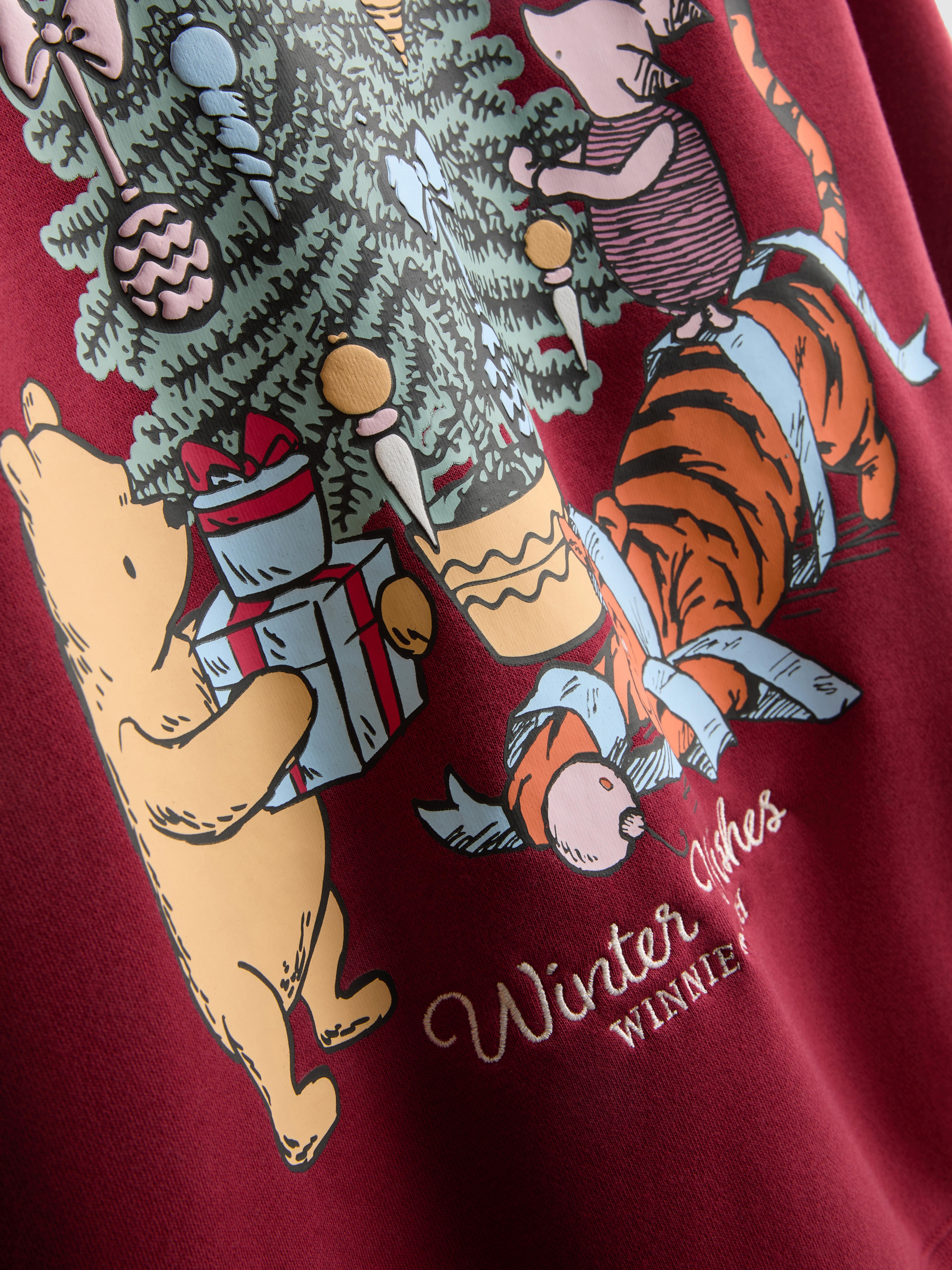 Disney's Winnie & Friends Cotton Rich Christmas Sweatshirt