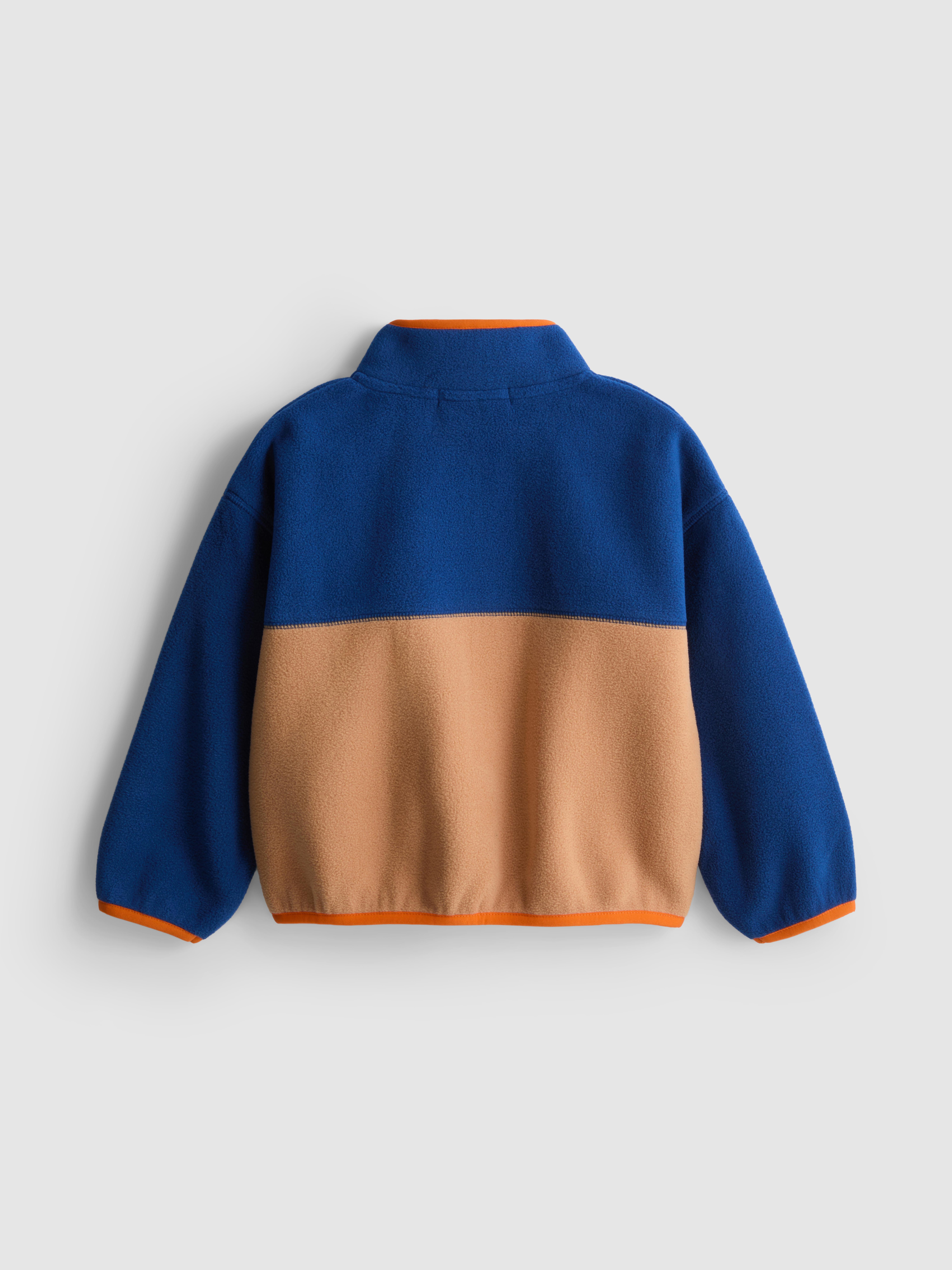 1-9yrs | Funnel Neck Zip-Up Fleece