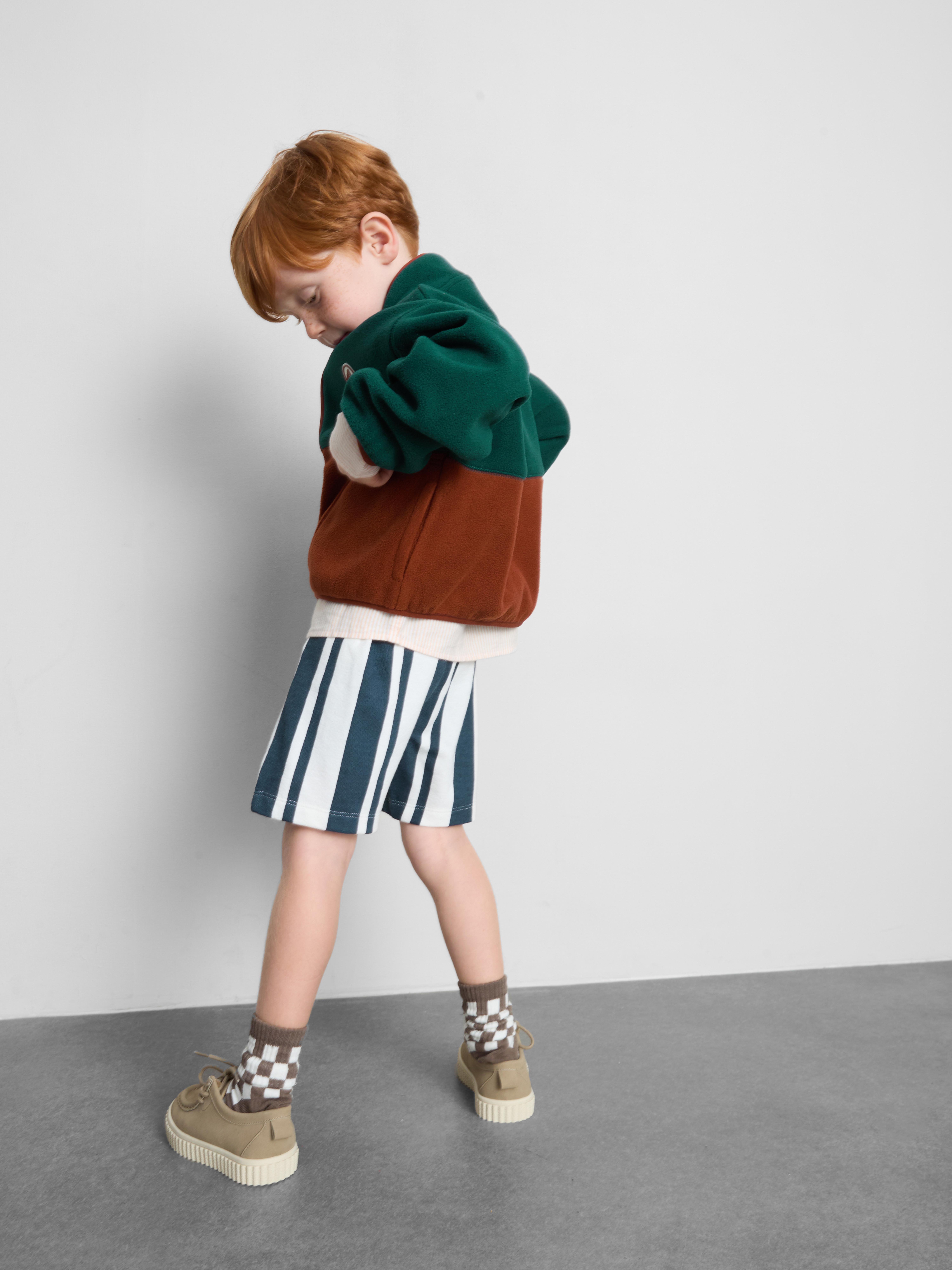 1-9yrs | Funnel Neck Zip-Up Fleece