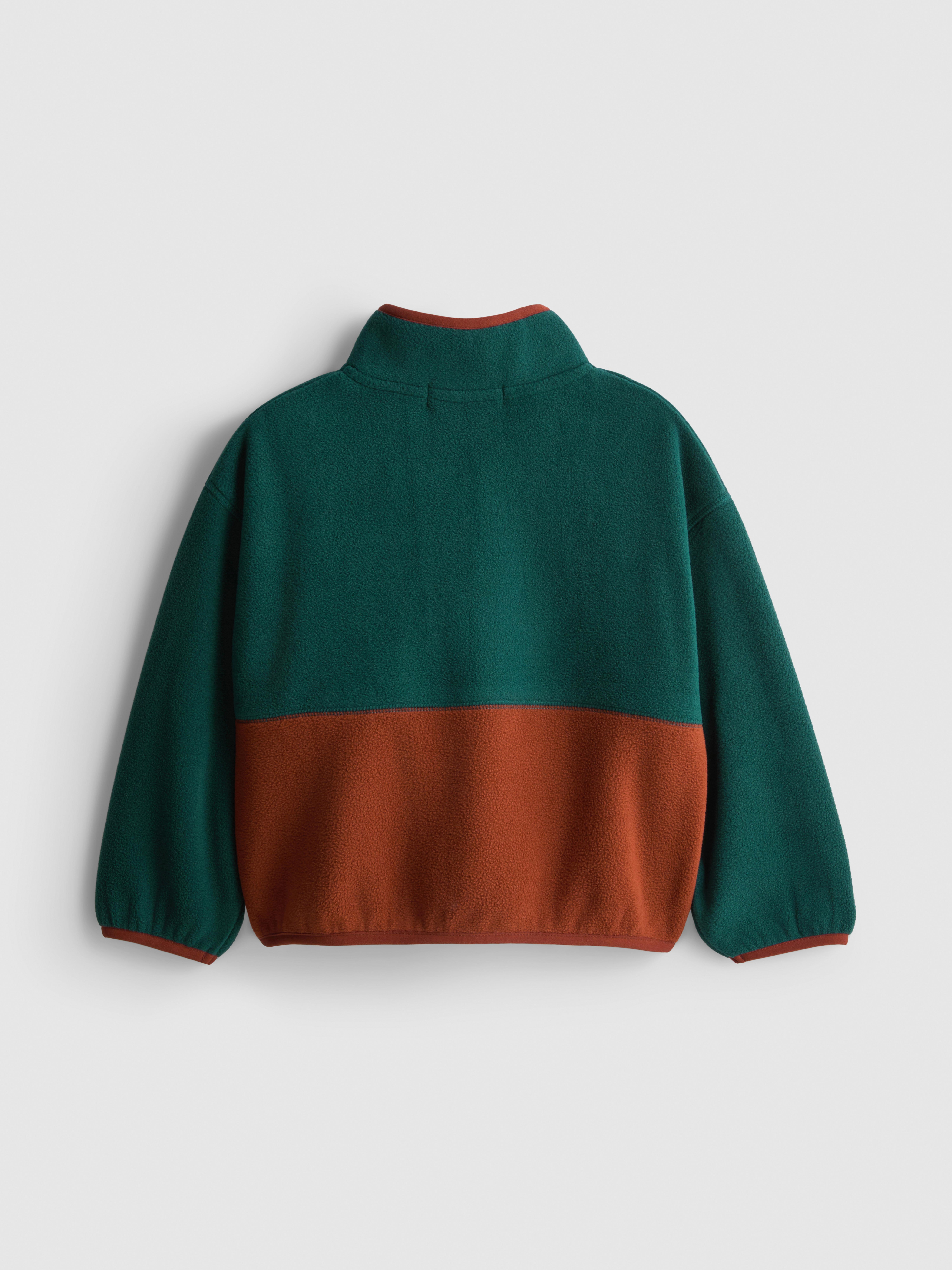 1-9yrs | Funnel Neck Zip-Up Fleece