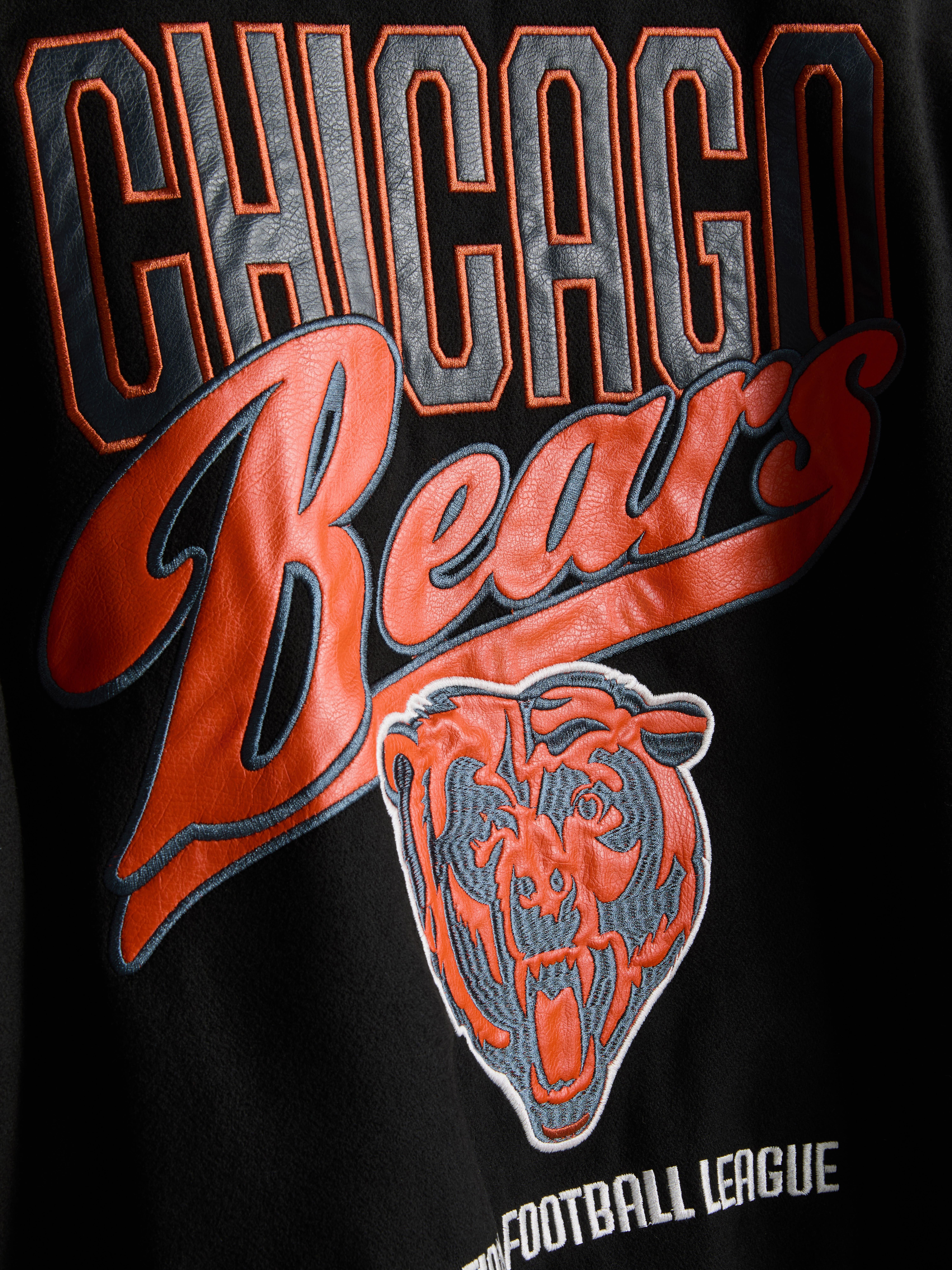NFL Chicago Bears Patch Varsity Jacket