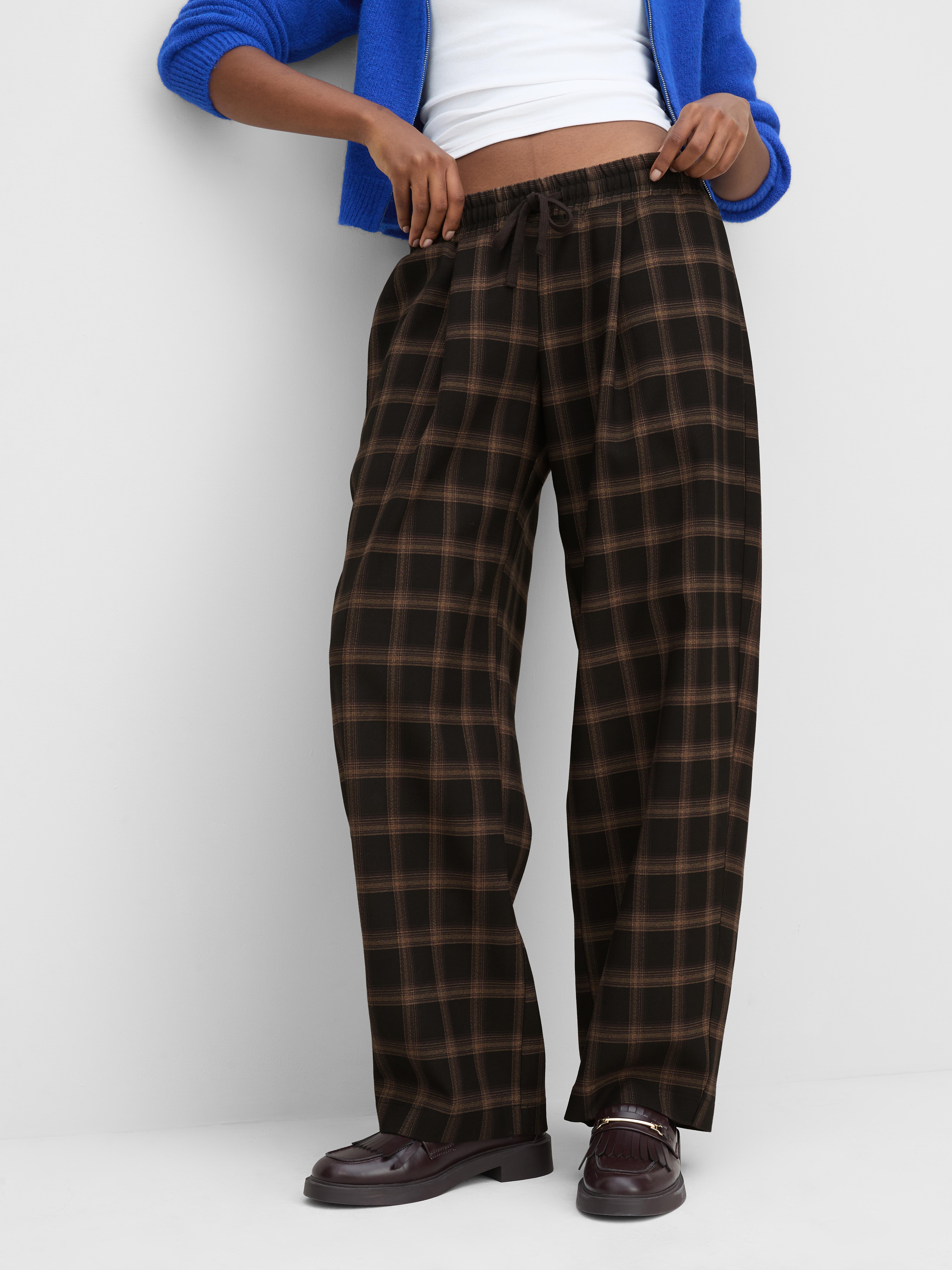 The Primark Scene | Wide Leg Check Pants