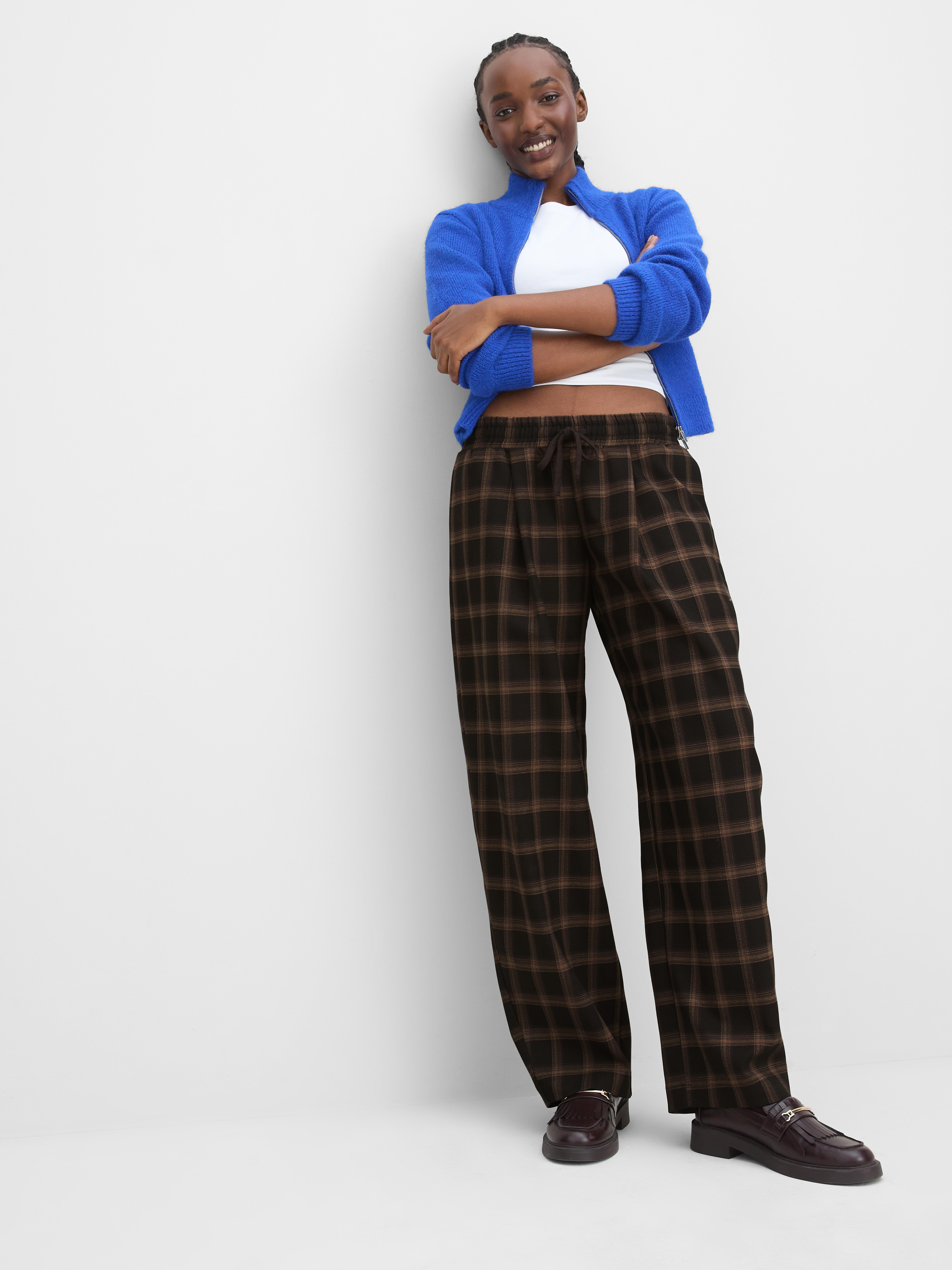The Primark Scene | Wide Leg Check Pants