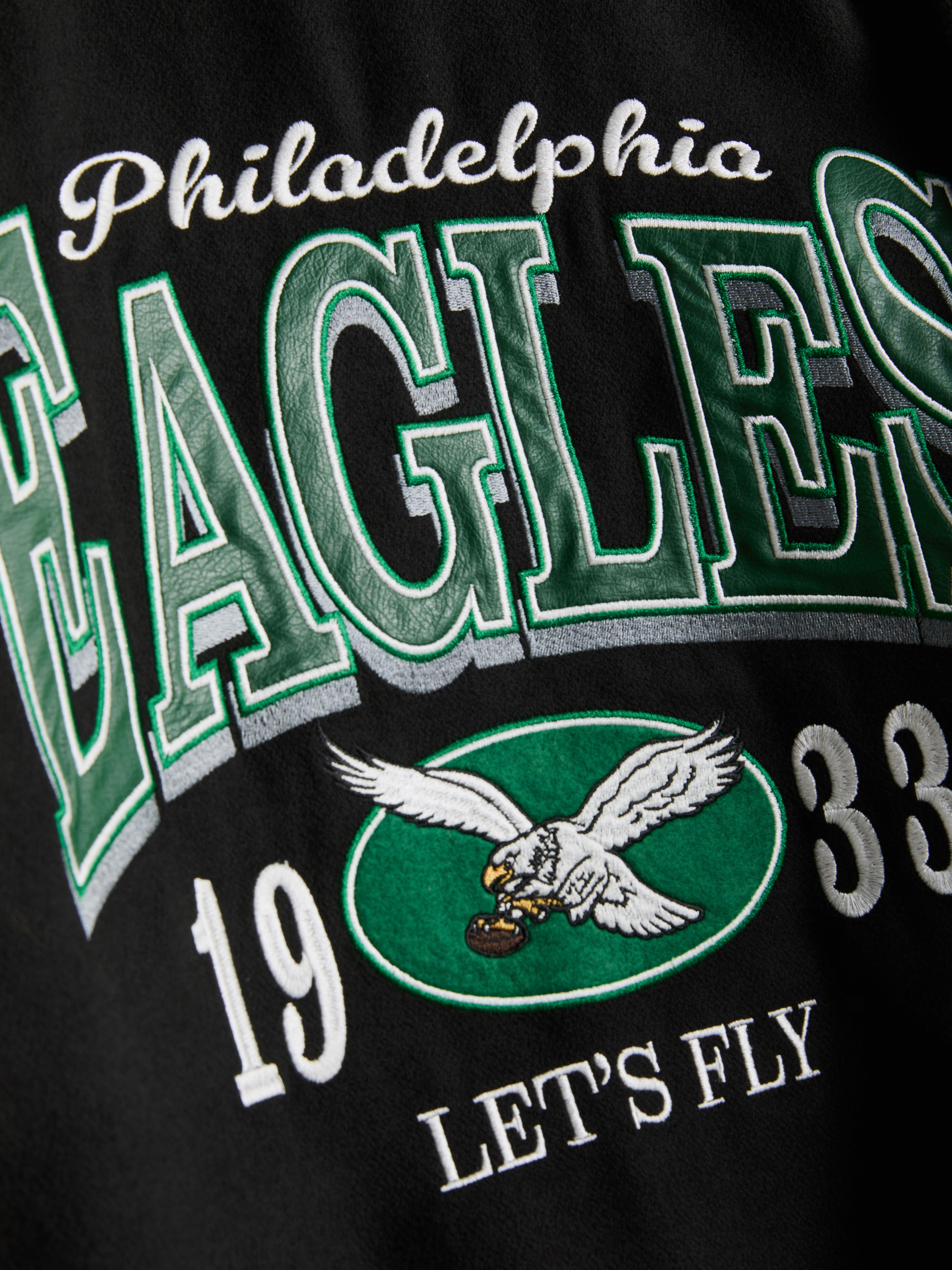 NFL Philadelphia Eagles Patch Varsity Jacket
