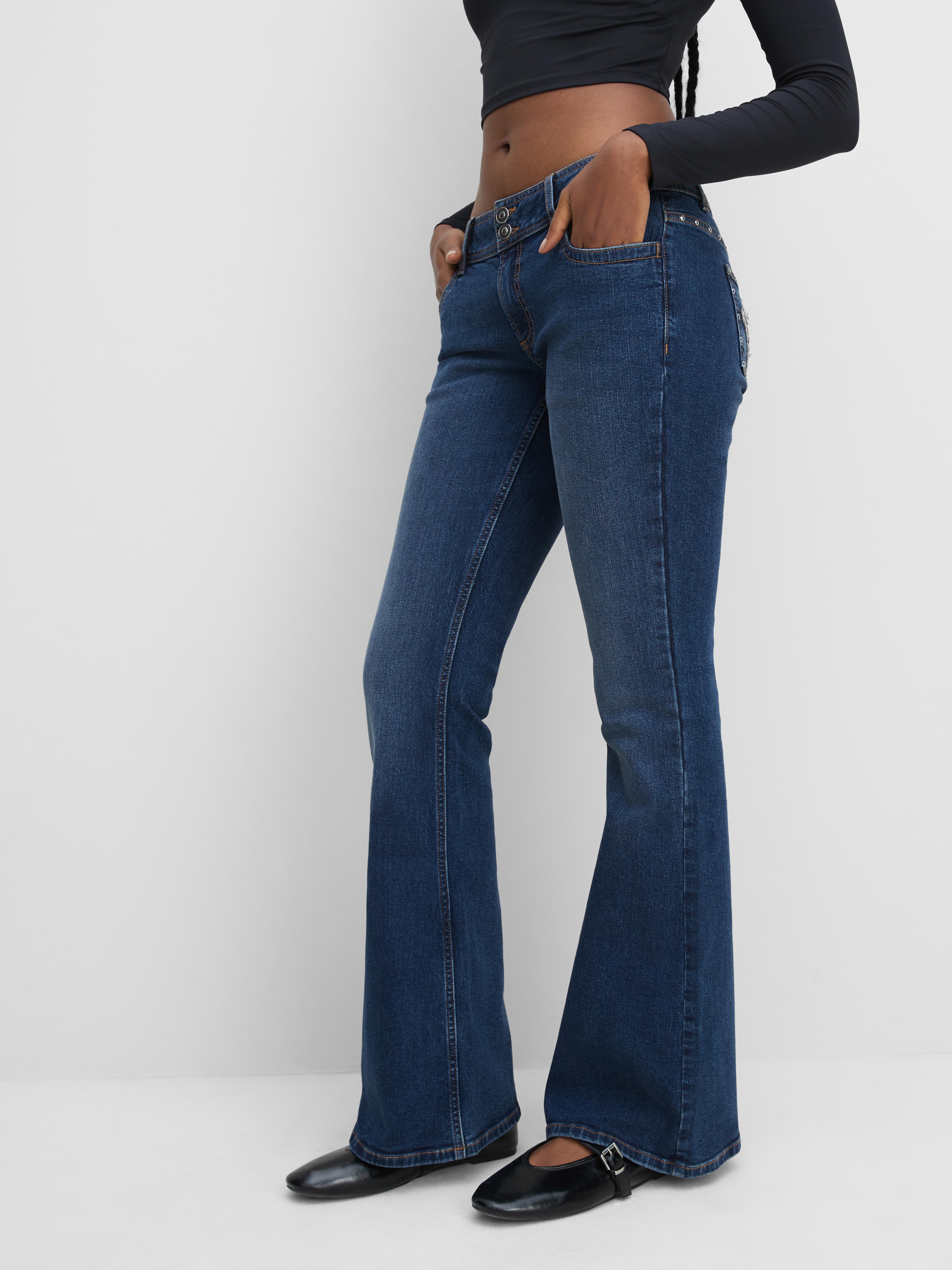The Primark Scene | Star Patch Studded Flared Jeans