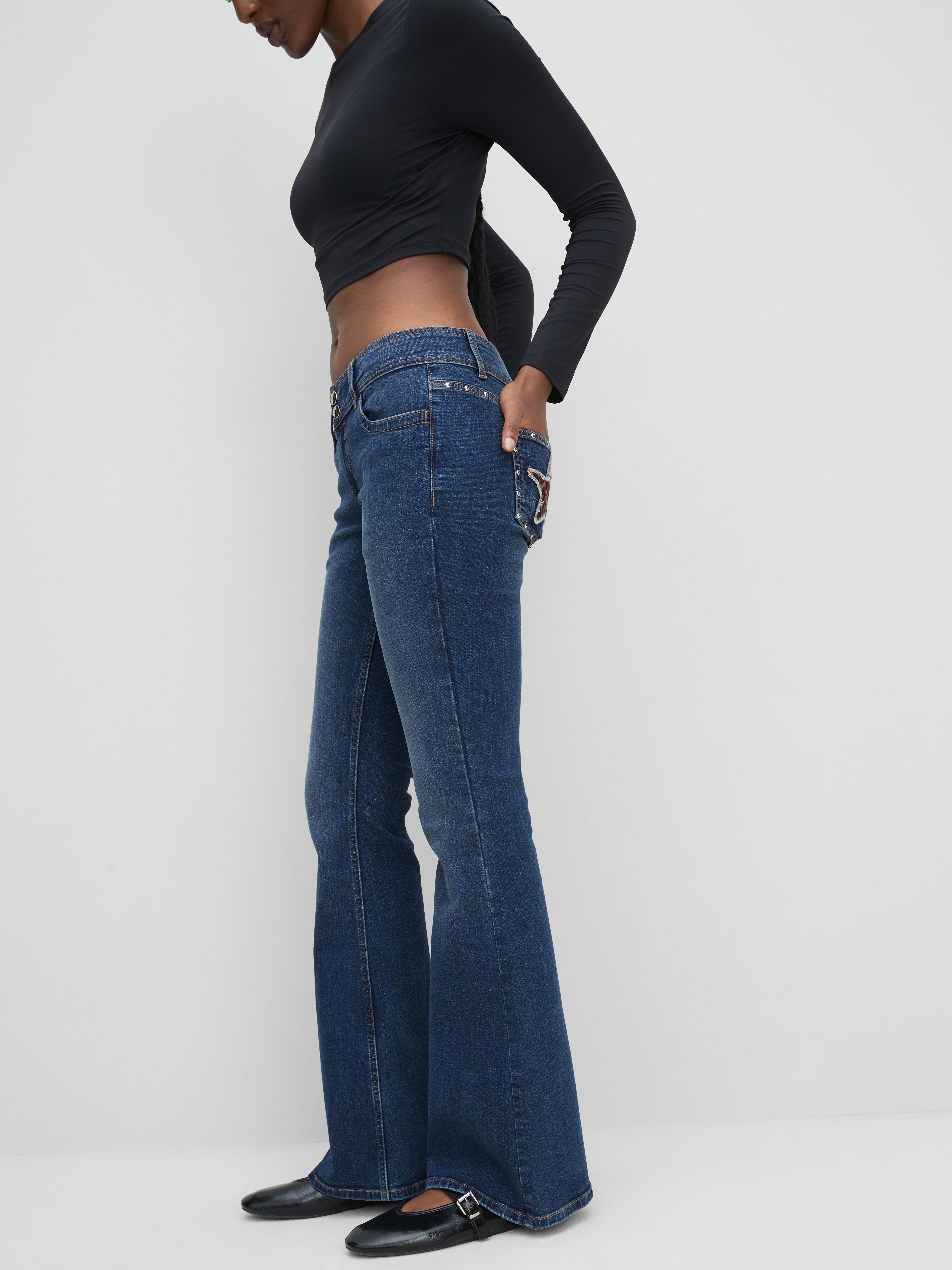The Primark Scene | Star Patch Studded Flared Jeans