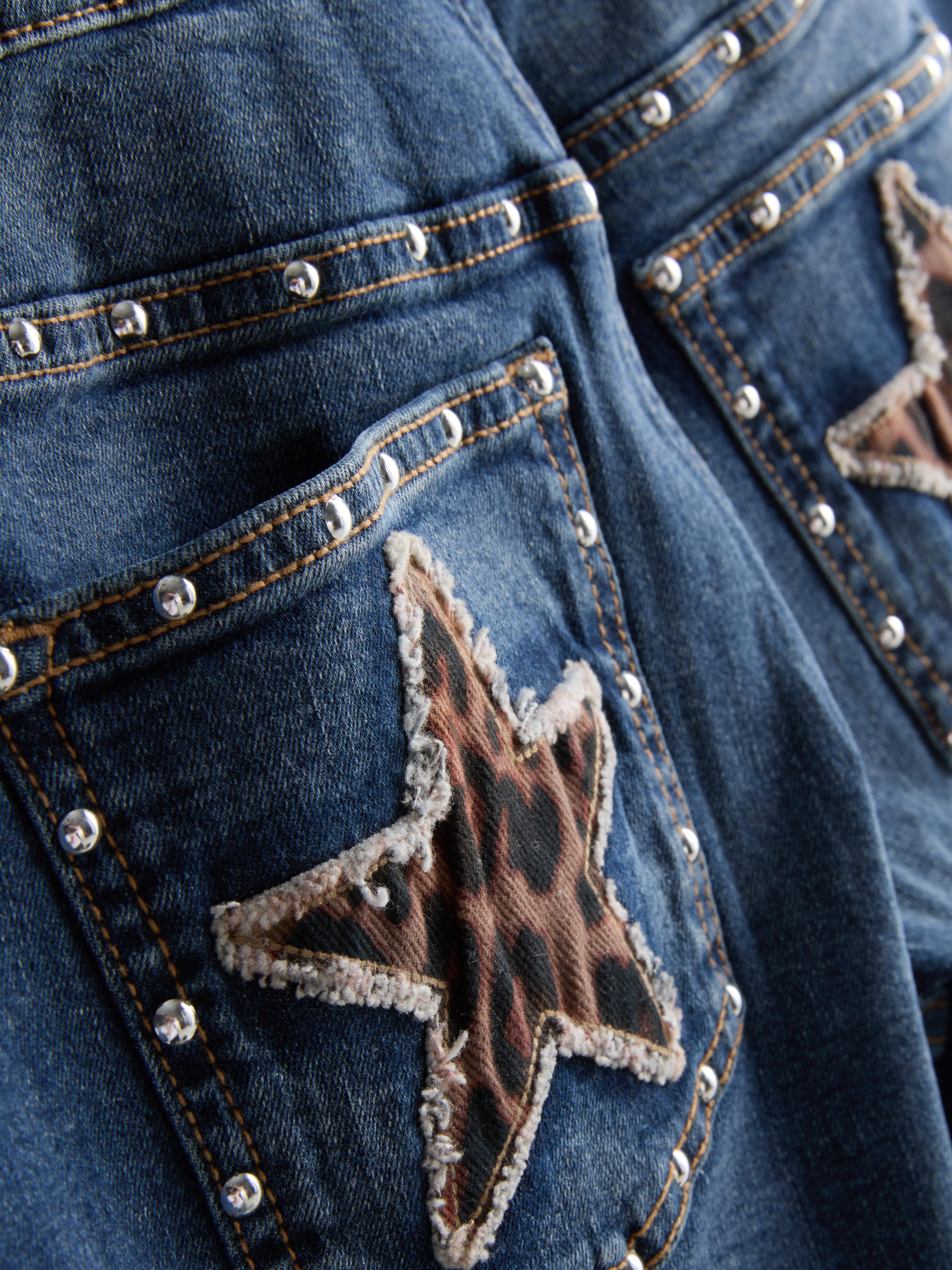 The Primark Scene | Star Patch Studded Flared Jeans