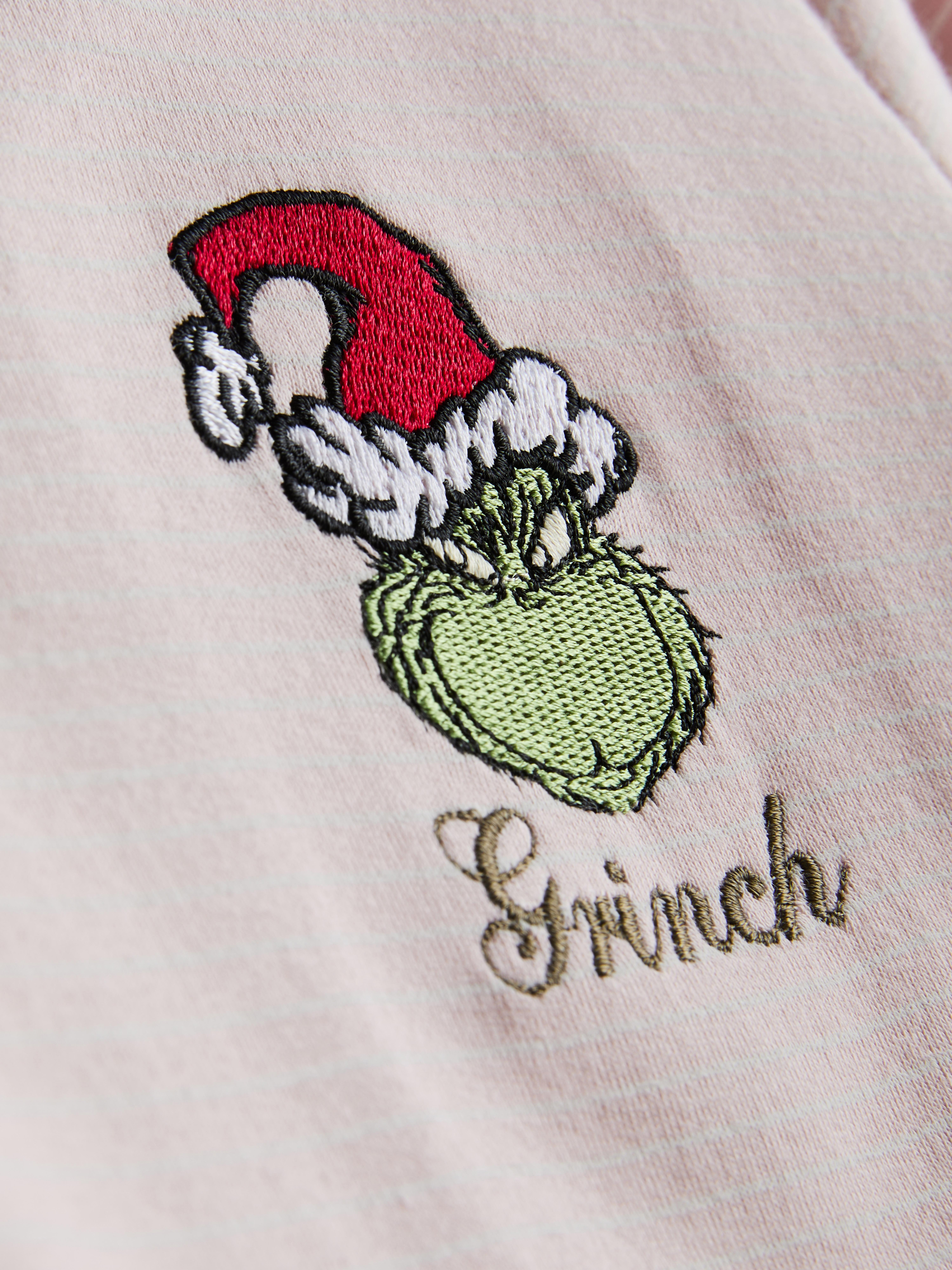 The Grinch Christmas Long Sleeve Shorty Pajamas