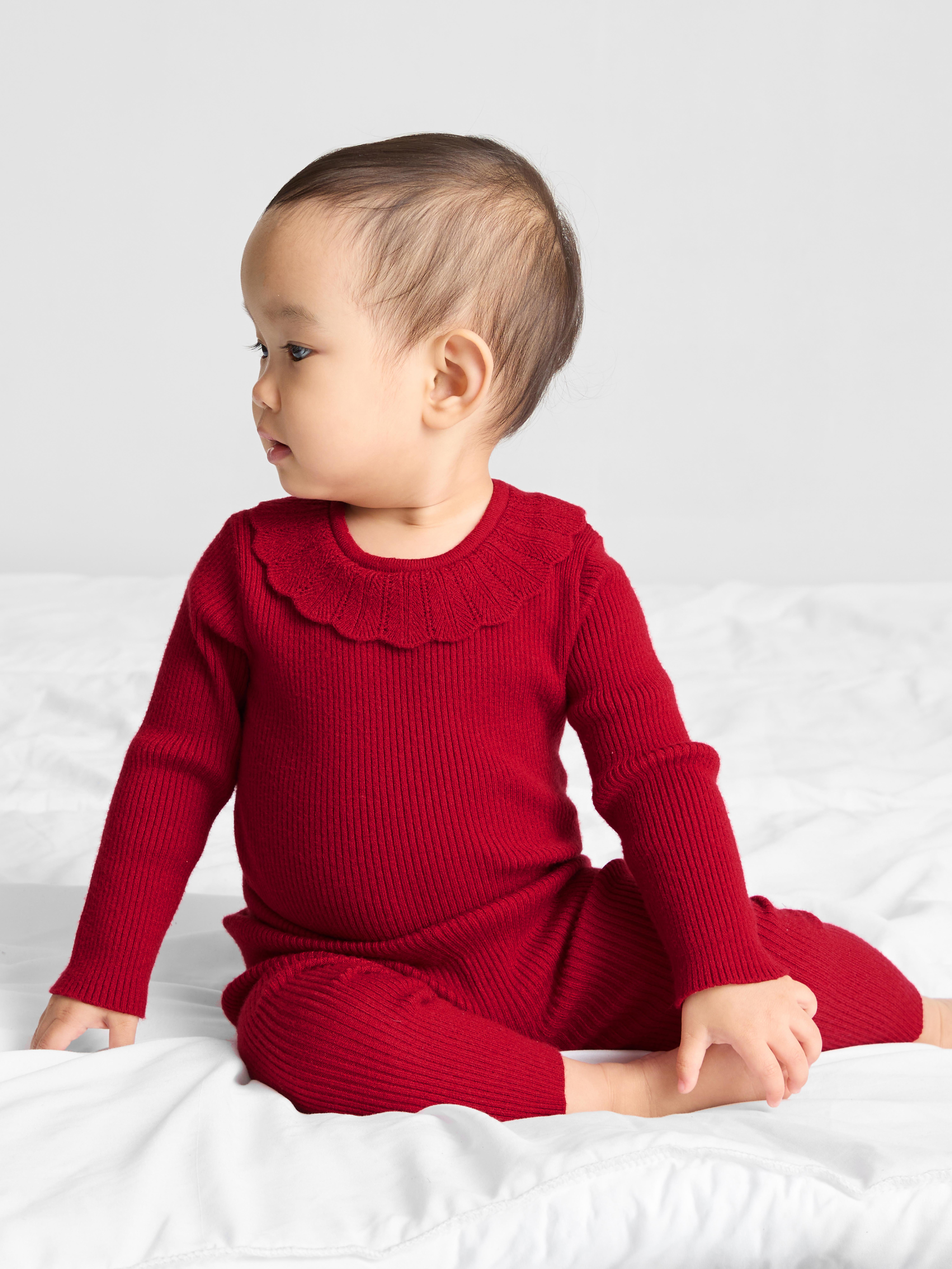 0-18 meses | Body de punto con cuello y leggings