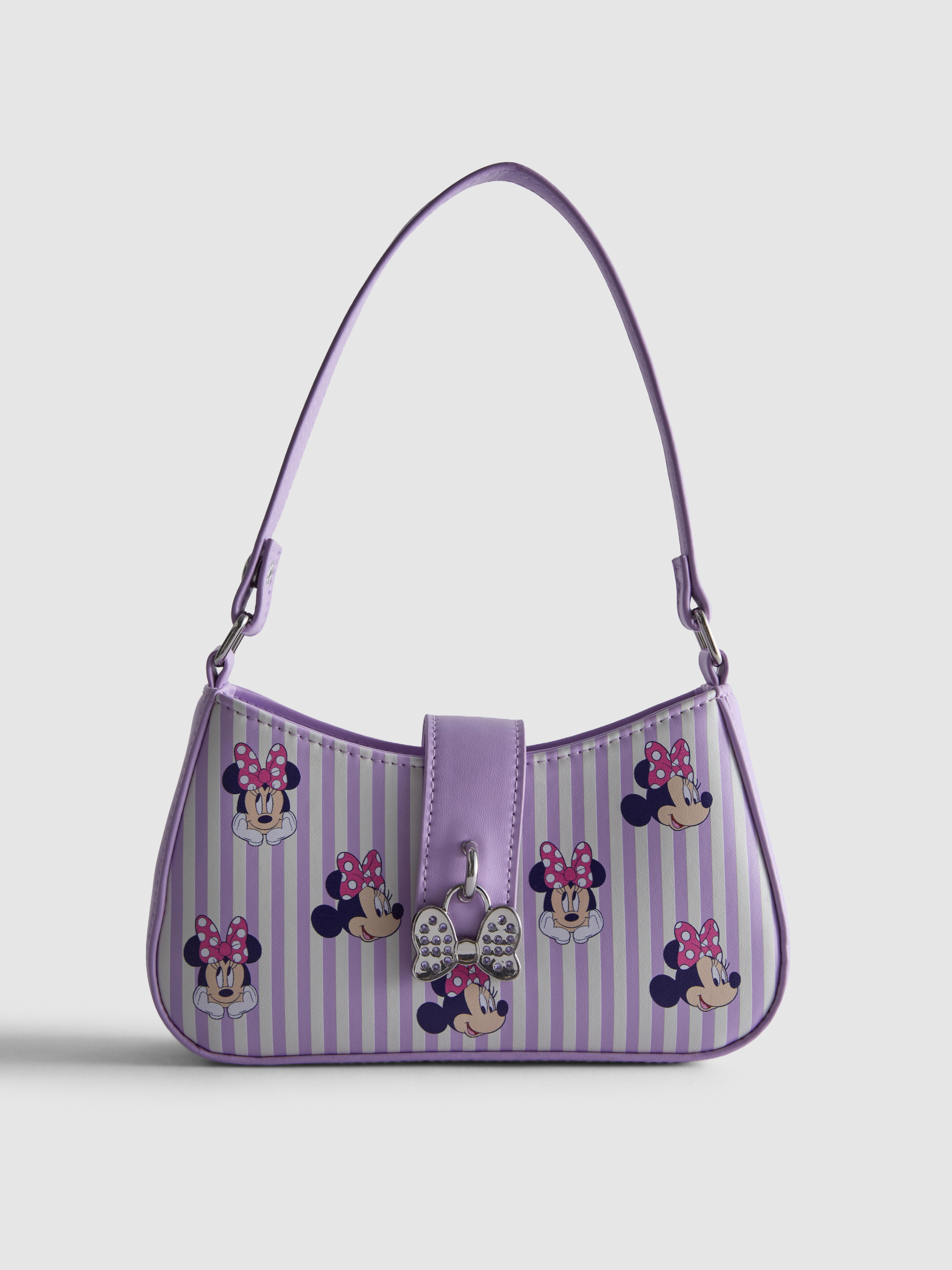 Disney’s Minnie Mouse Striped Shoulder Bag