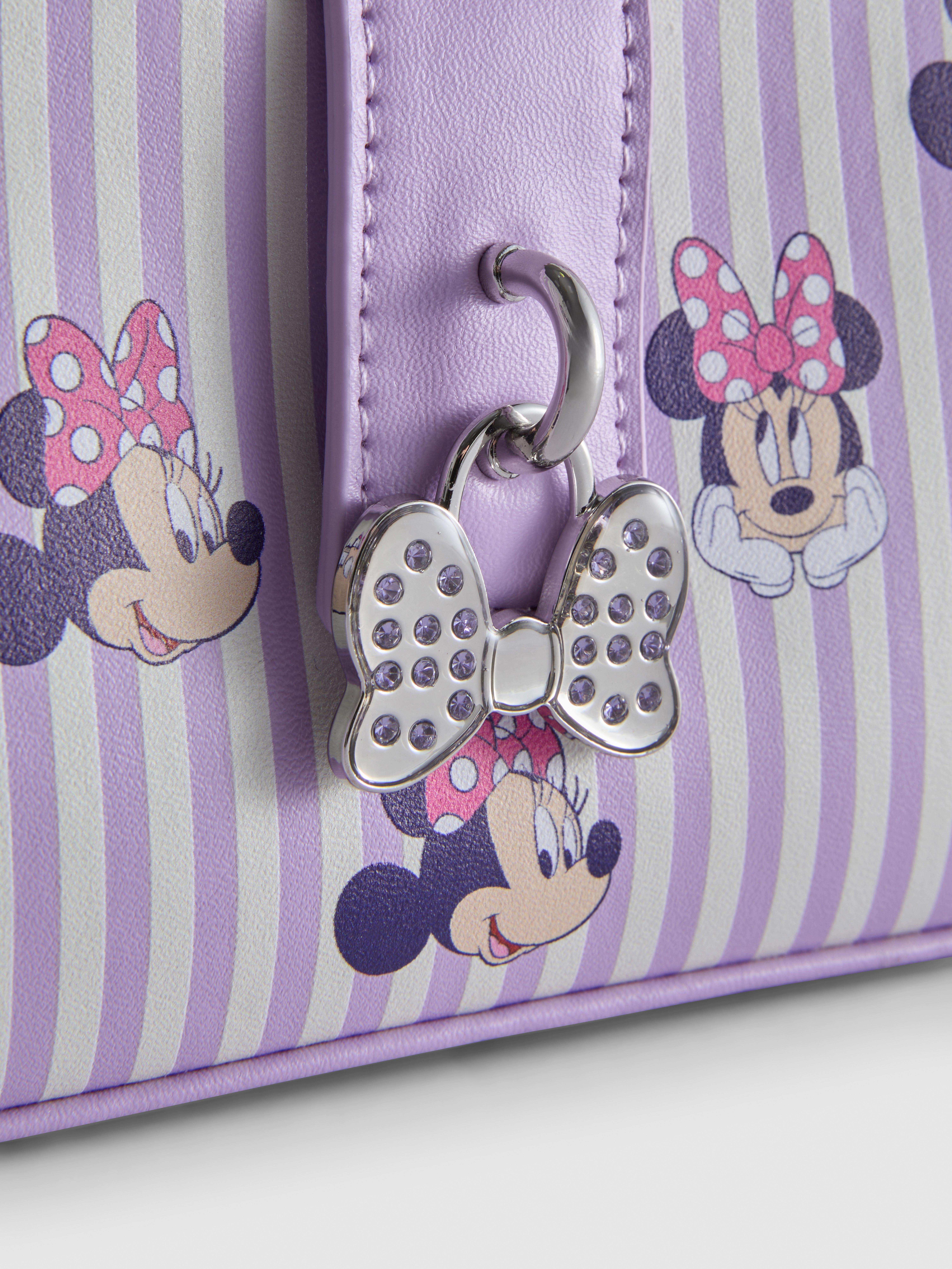 Disney’s Minnie Mouse Striped Shoulder Bag