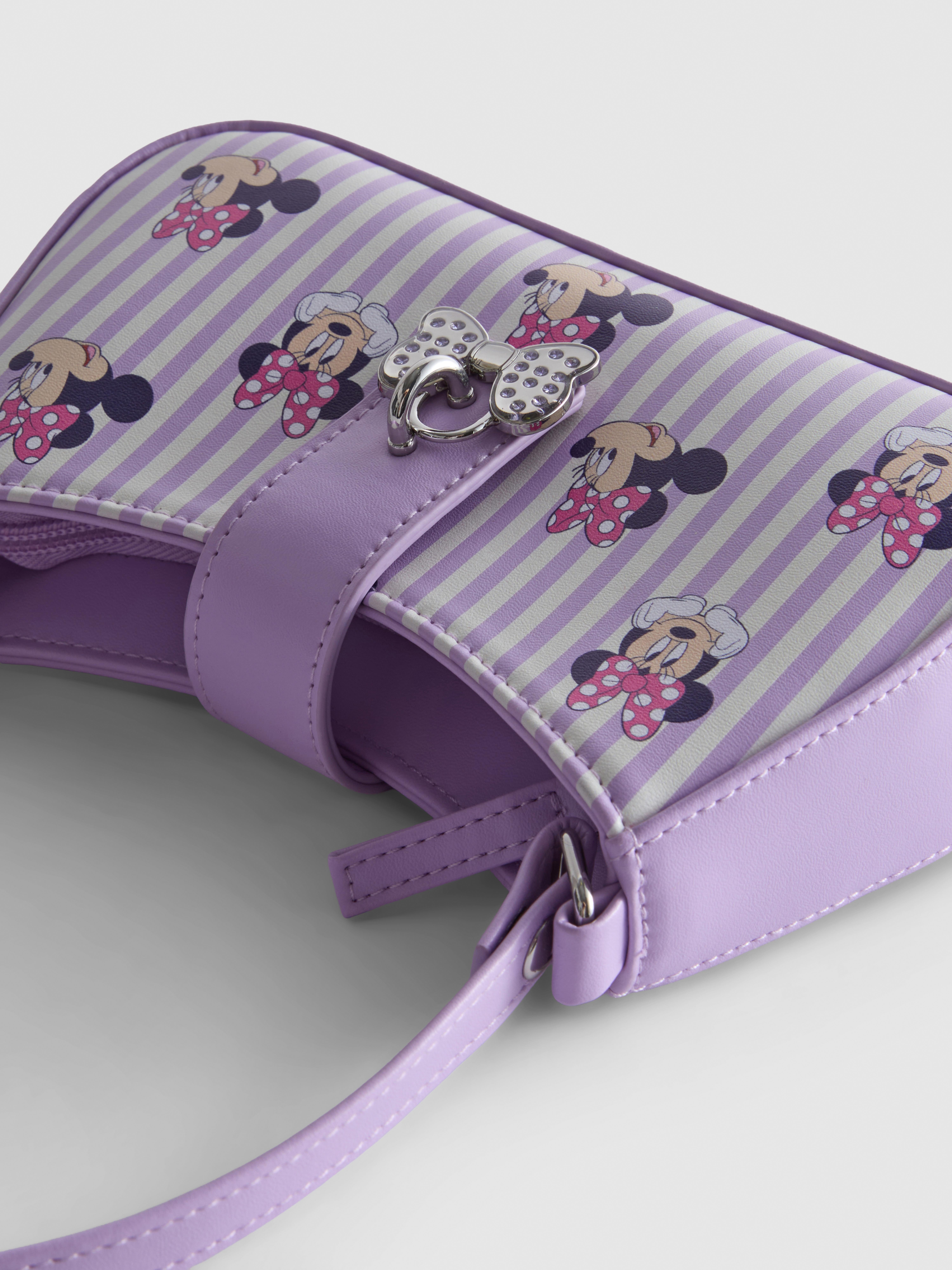 Disney’s Minnie Mouse Striped Shoulder Bag