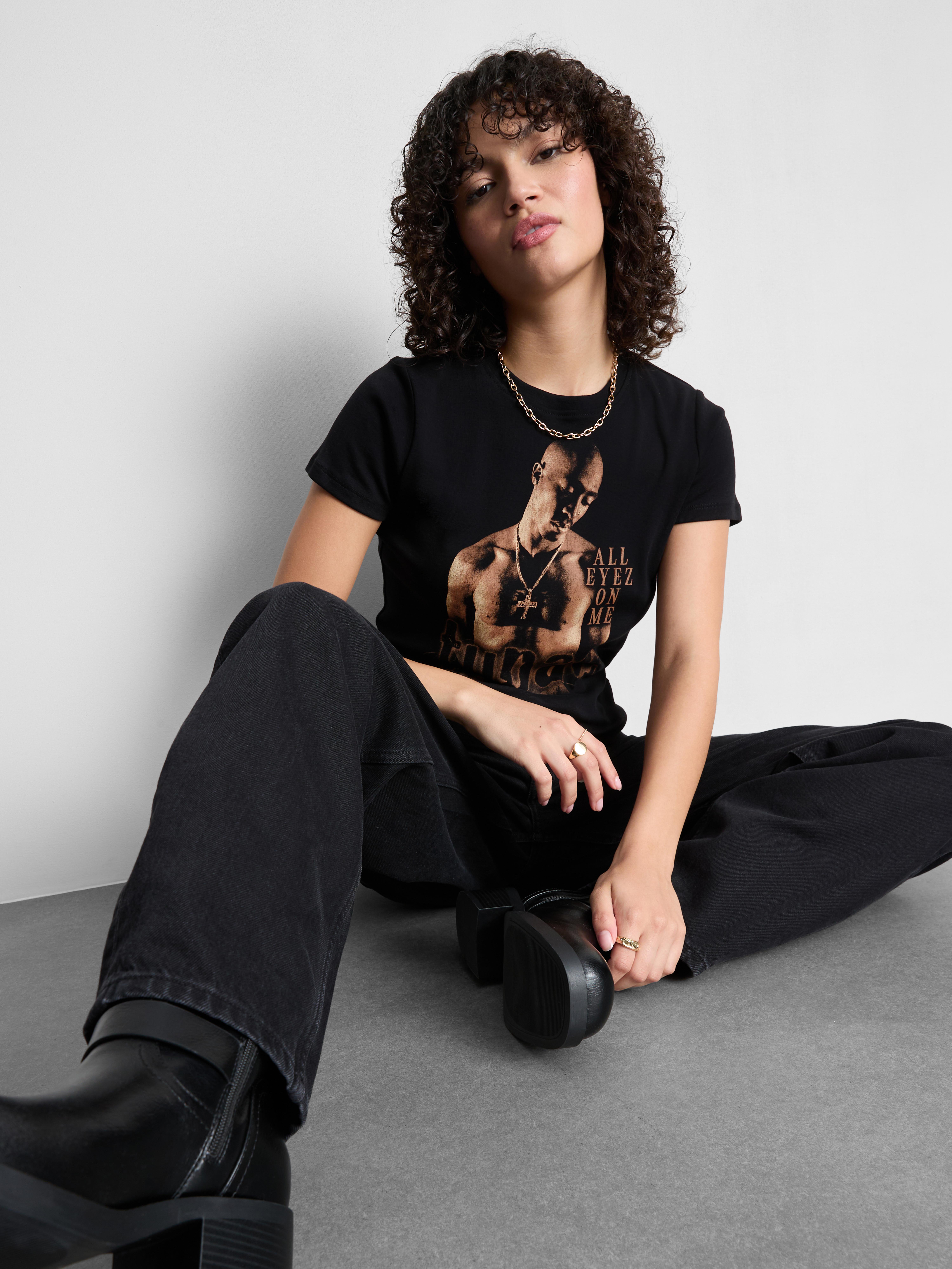 Tupac Longline Baby Tee