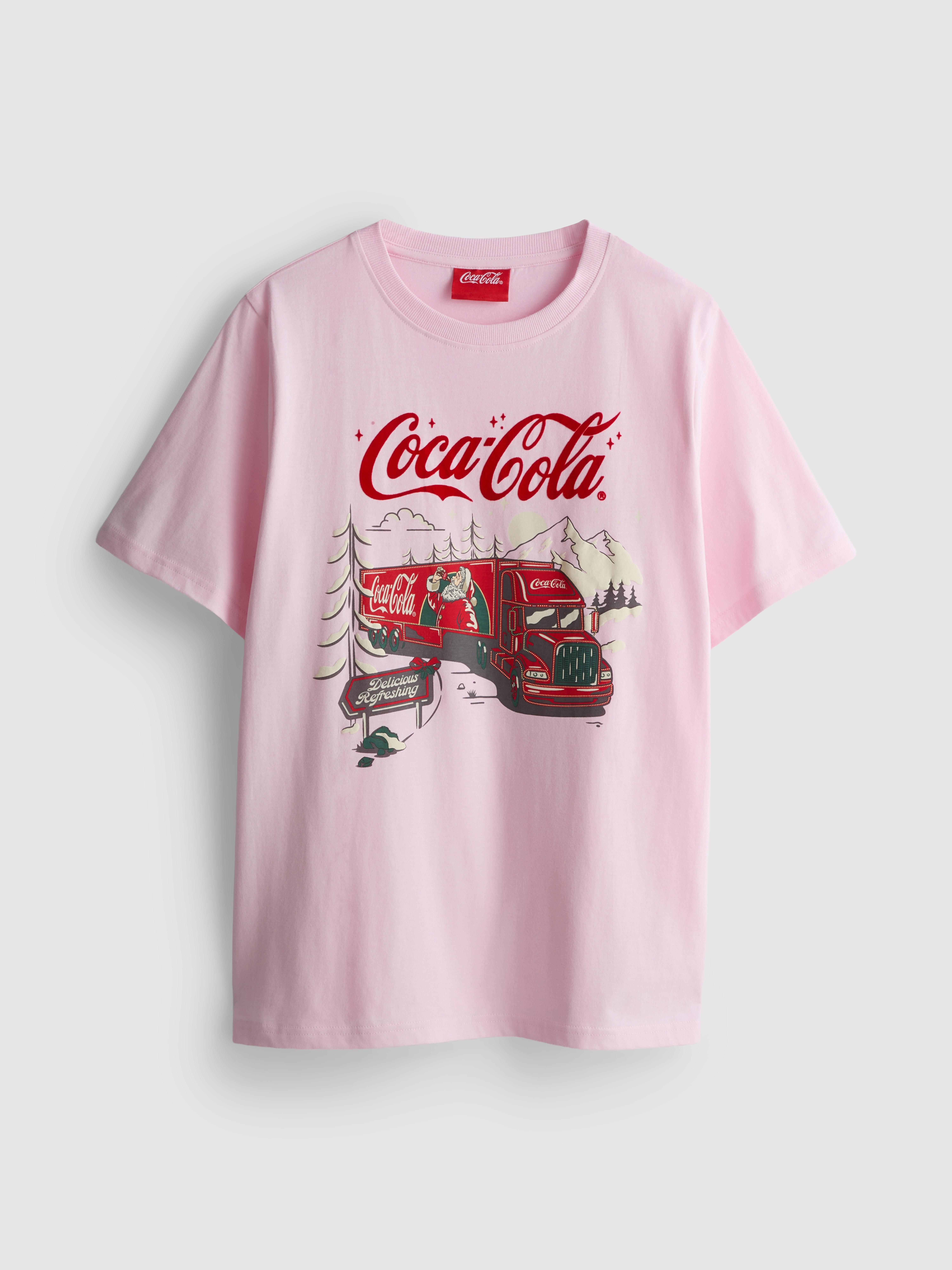 Coca Cola Pure Cotton Christmas Graphic Tee