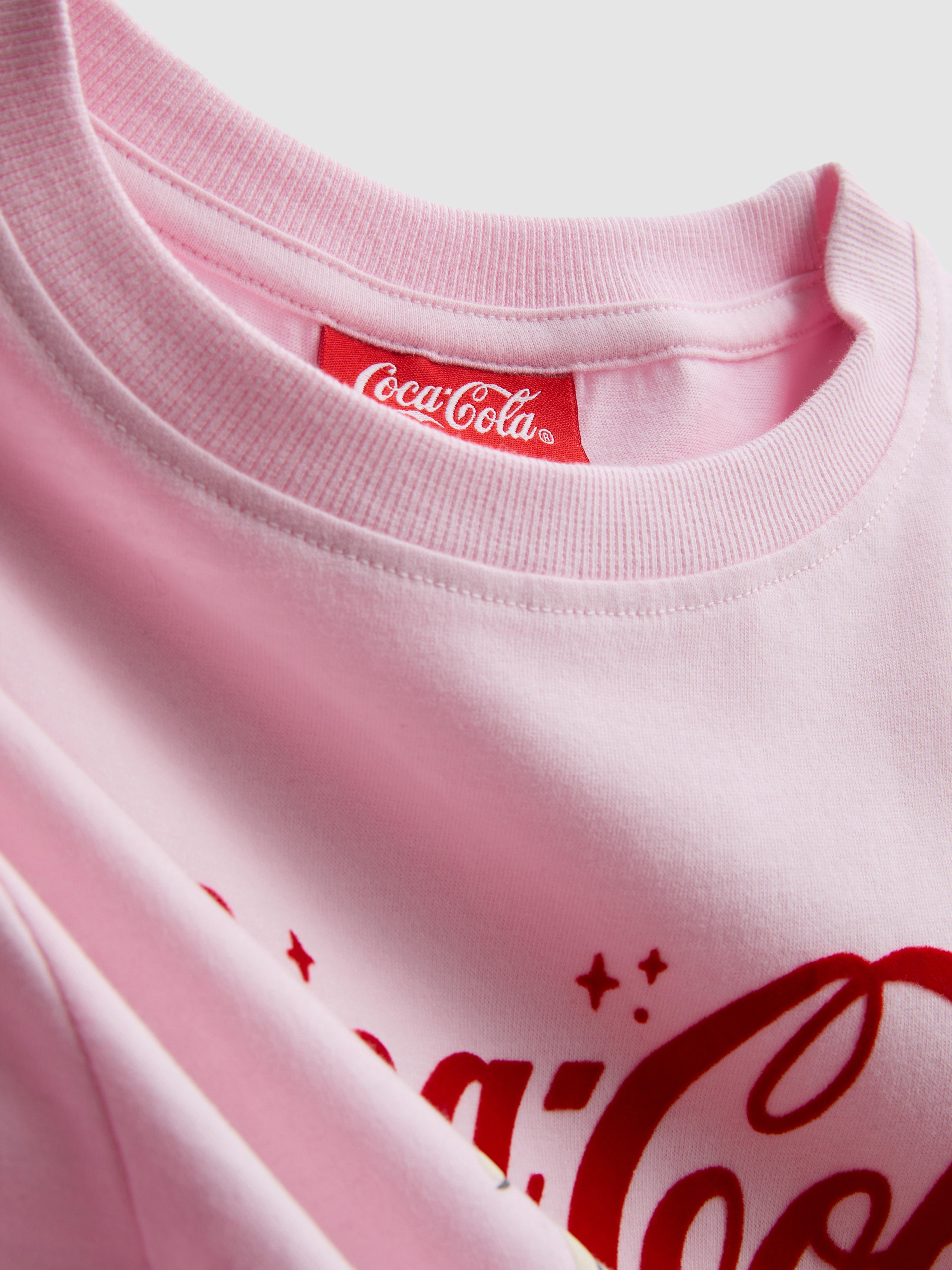 Coca Cola Pure Cotton Christmas Graphic Tee