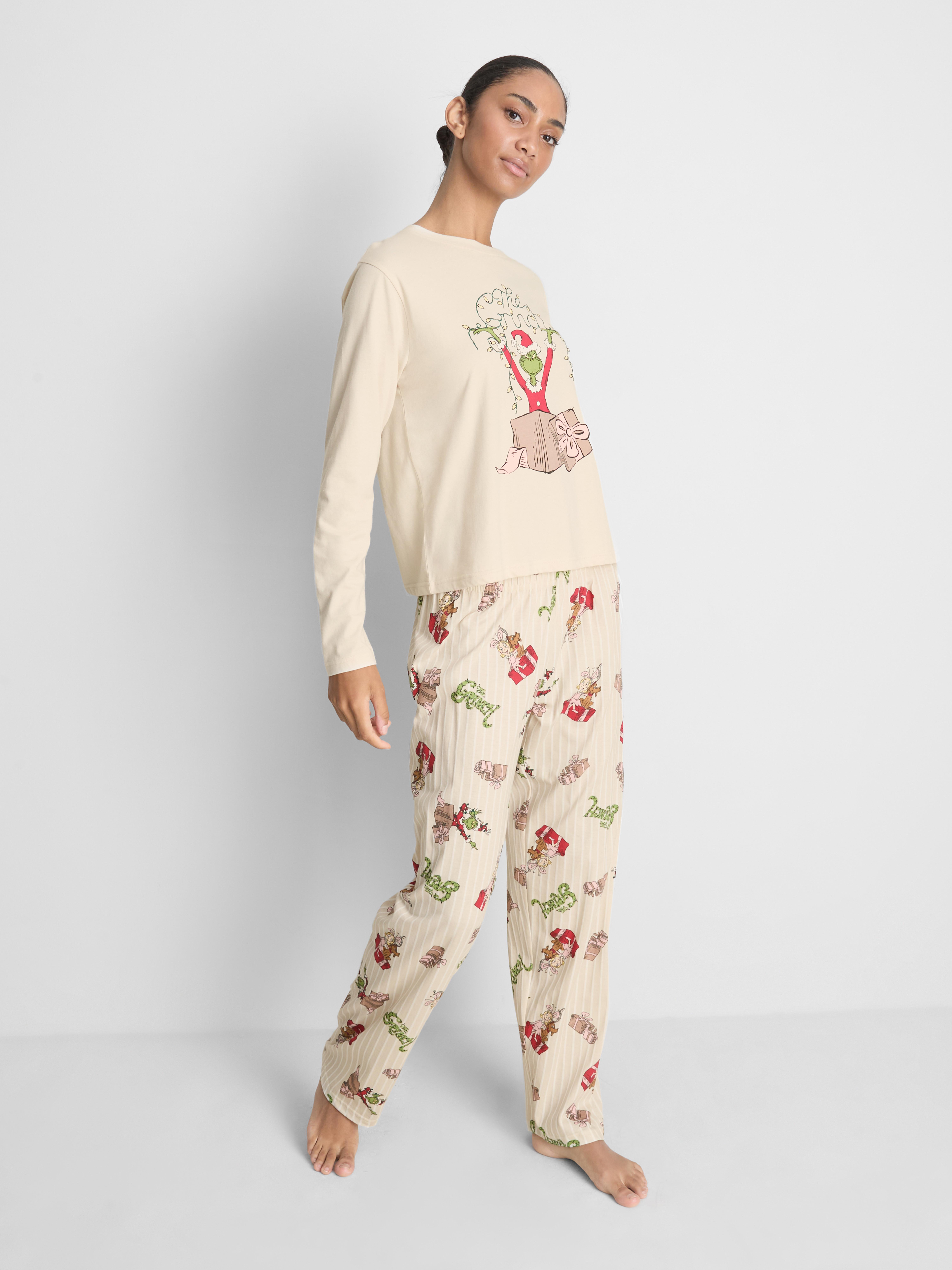The Grinch Pure Cotton Christmas Graphic Pajamas