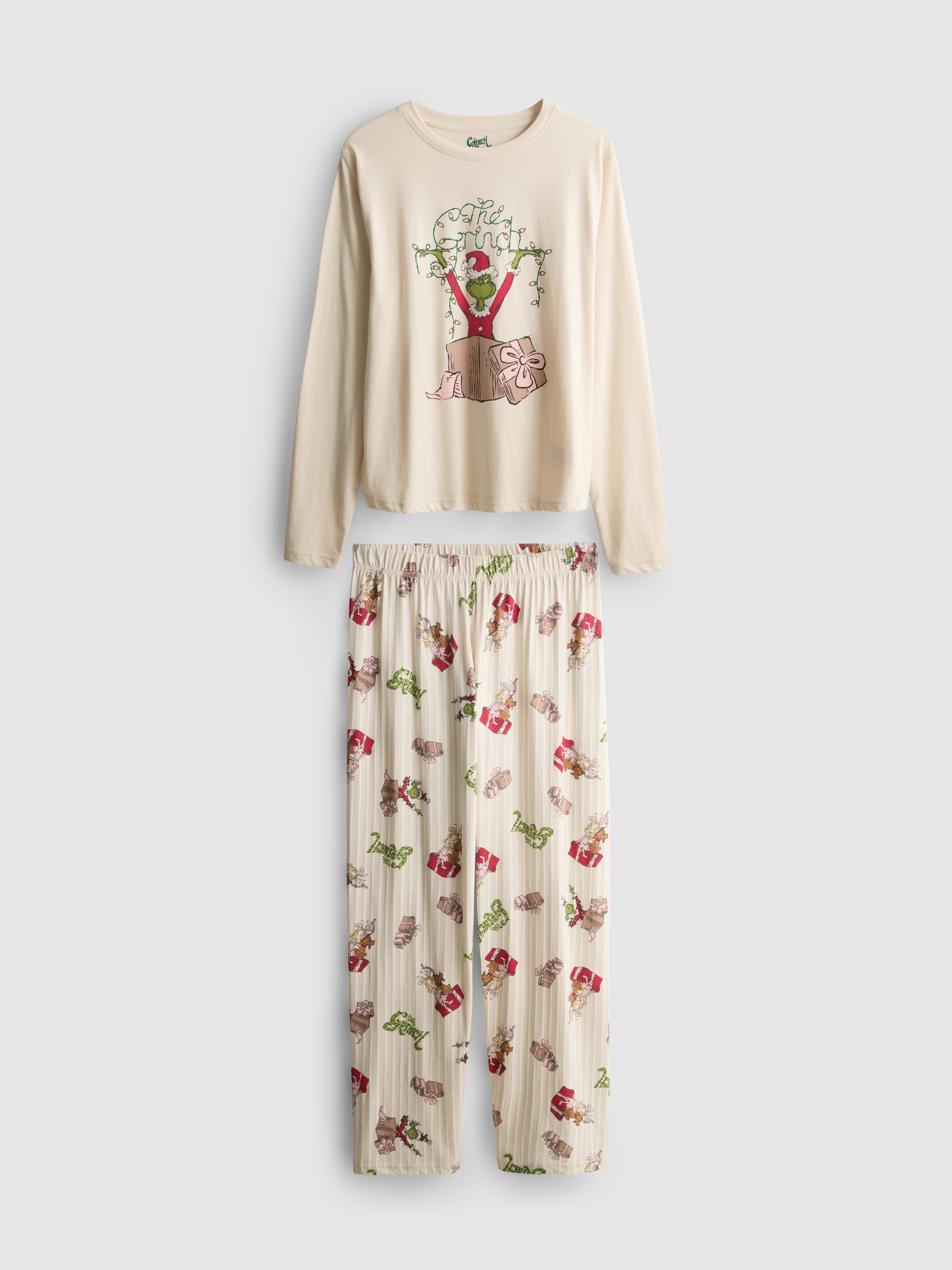 The Grinch Pure Cotton Christmas Graphic Pajamas