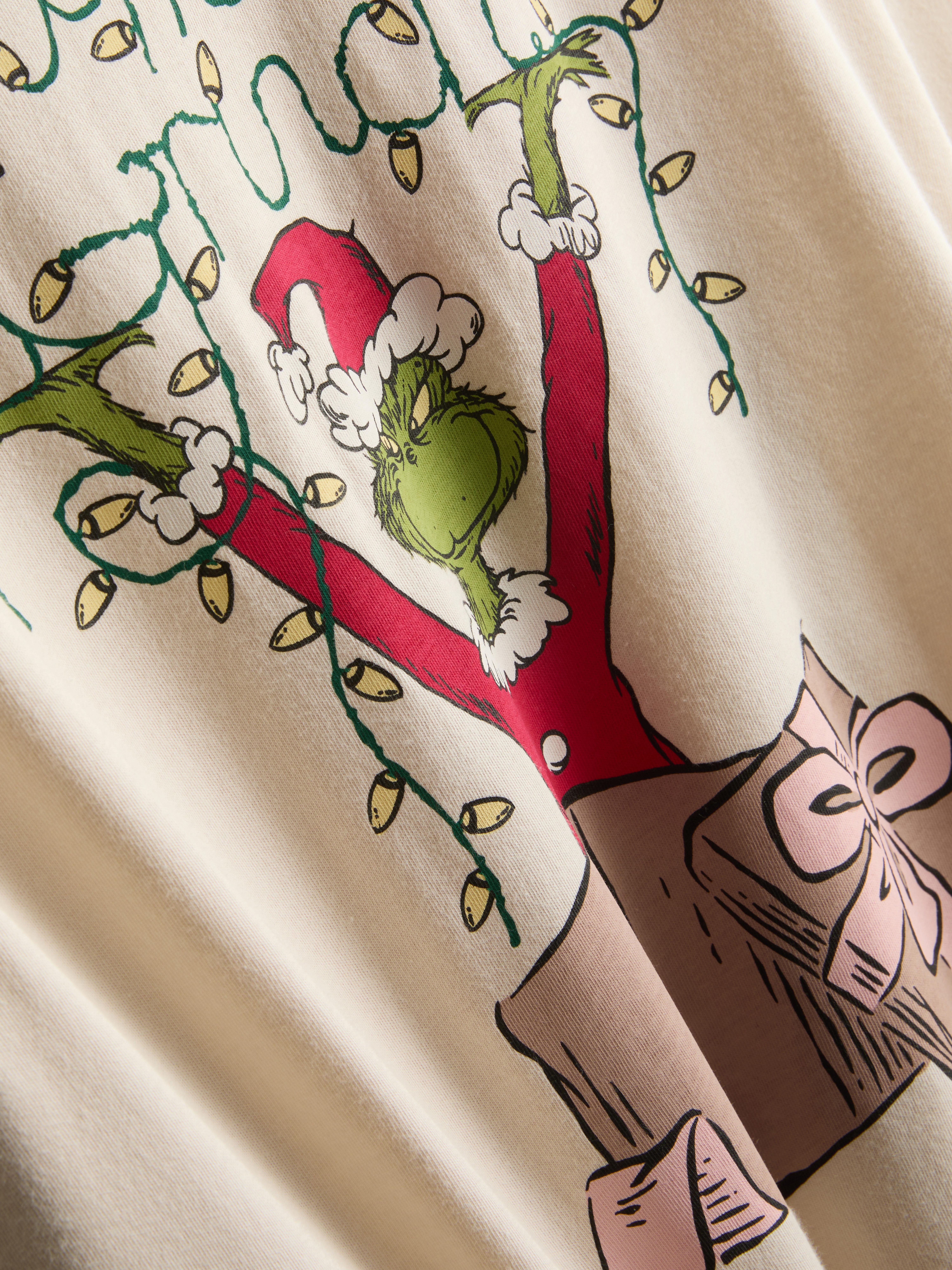 The Grinch Pure Cotton Christmas Graphic Pajamas
