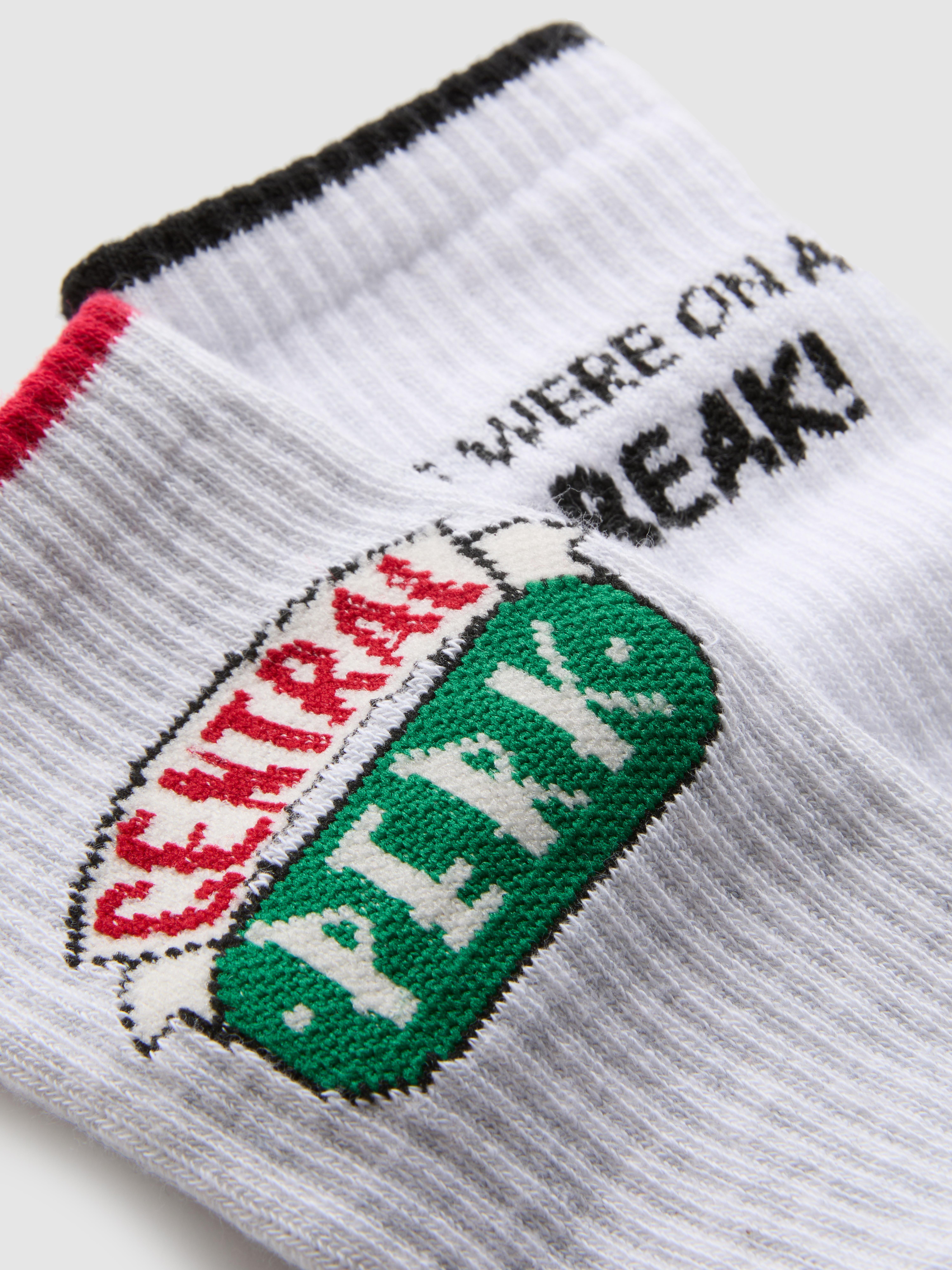 2pk Friends Cotton Blend Crew Socks