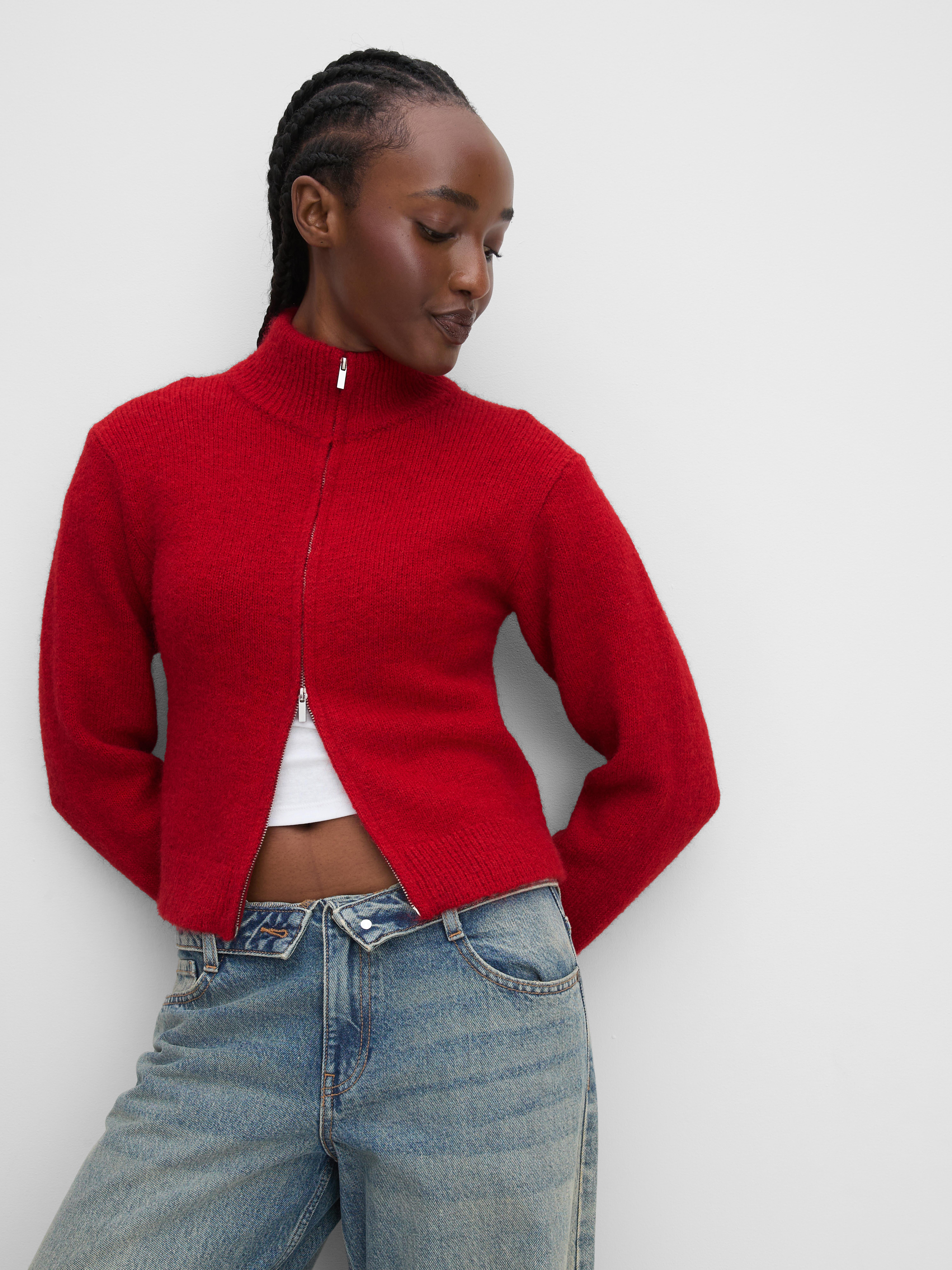 The Primark Scene | Cardigan collo alto 2 zip