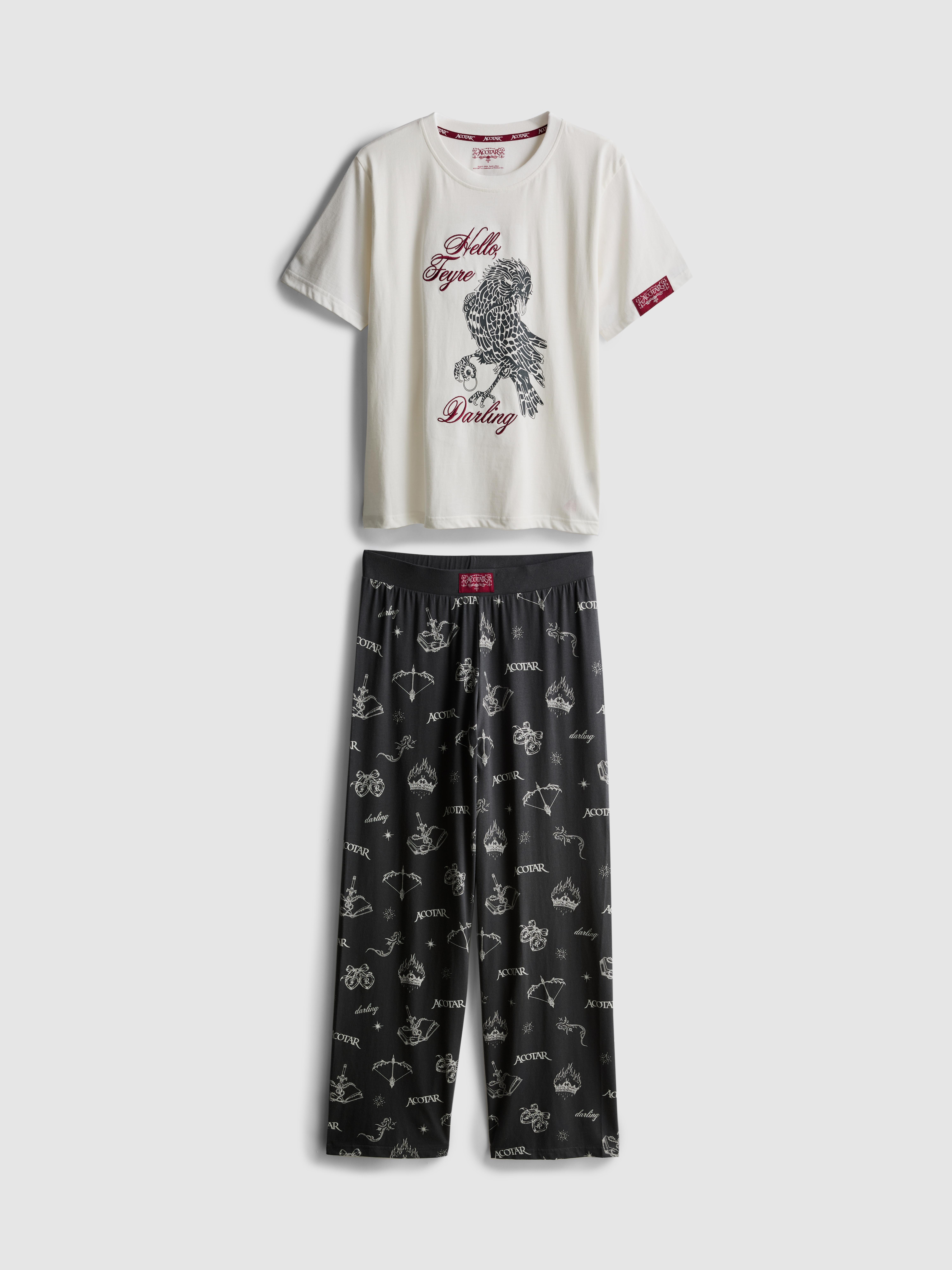 A Court Of Thorns And Roses Cotton Rich Graphic Pajamas